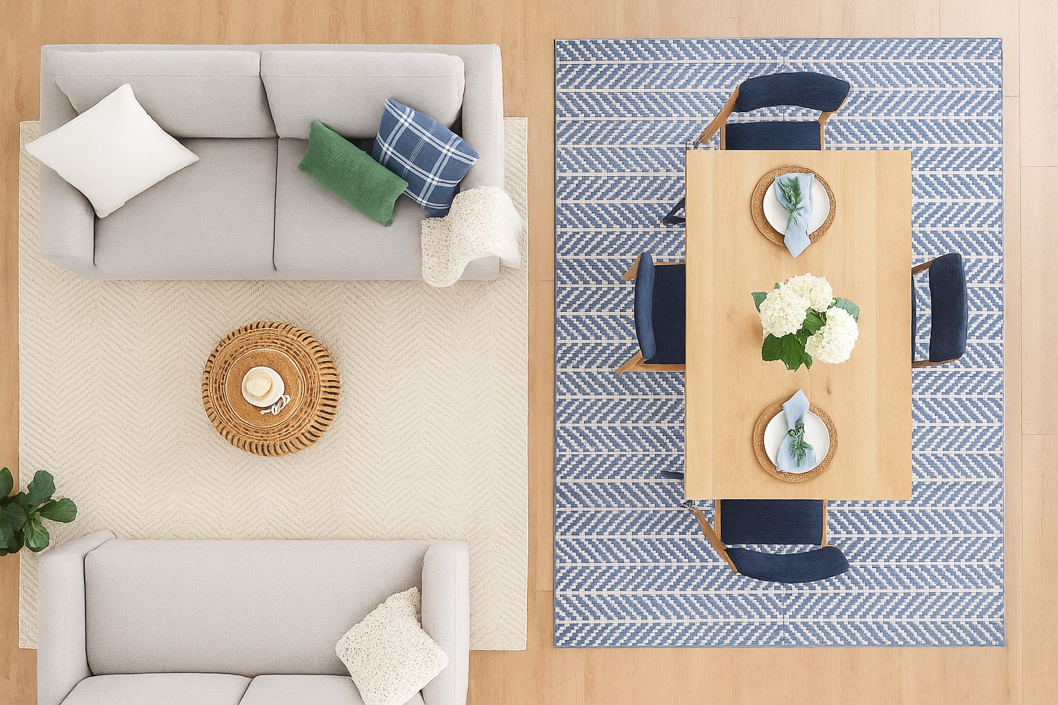 Custom Rugs for Open Floor Plans: Defining Space with the Perfect Fit