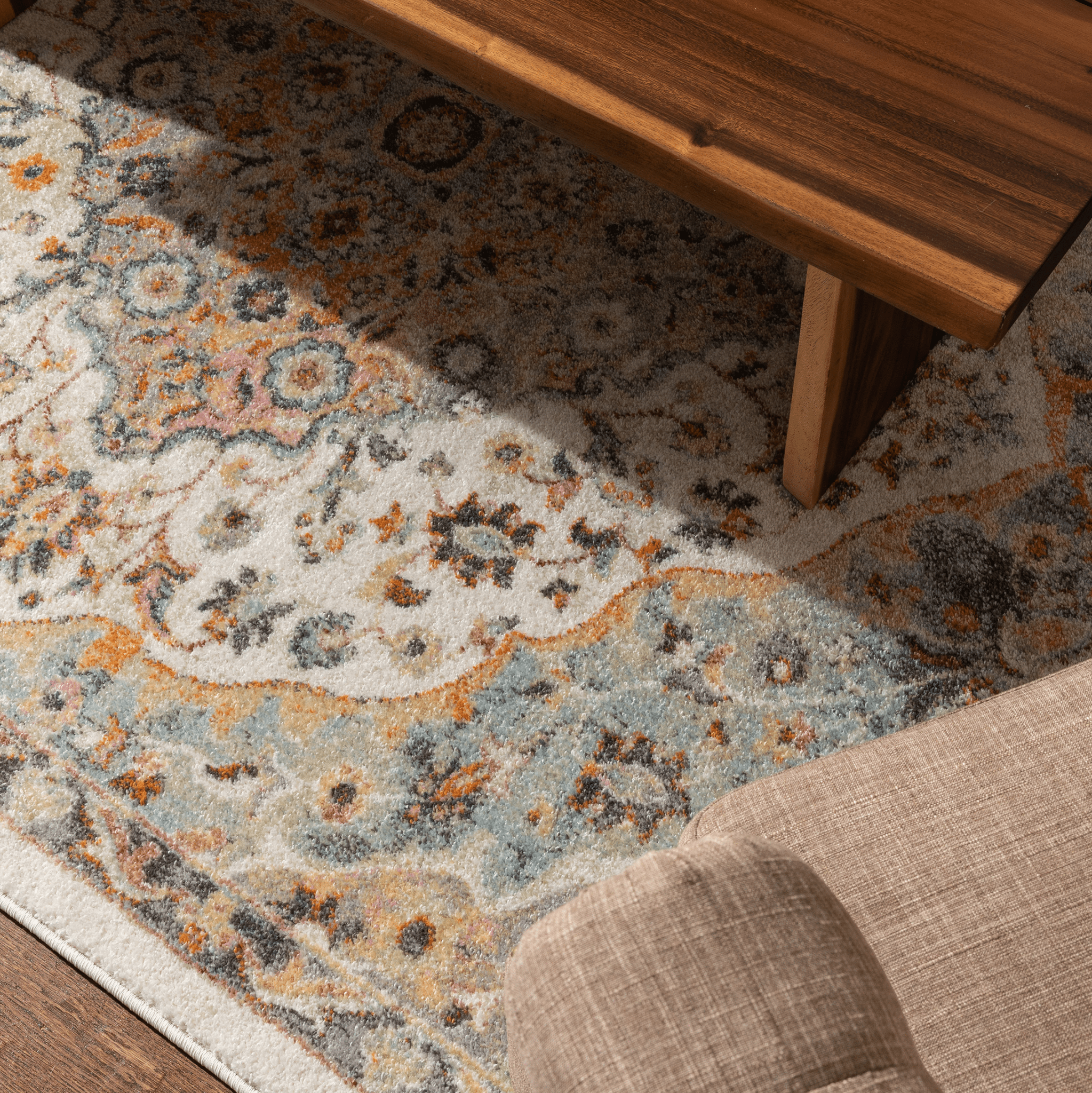 Drone Delivery Test 001 -- Take off and landing with area rug. - Well Woven