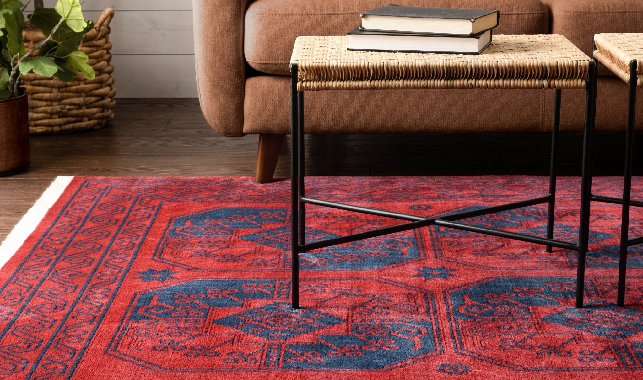 Mixing and Matching Colorful Couches to Your Living Room Rug - Well Woven