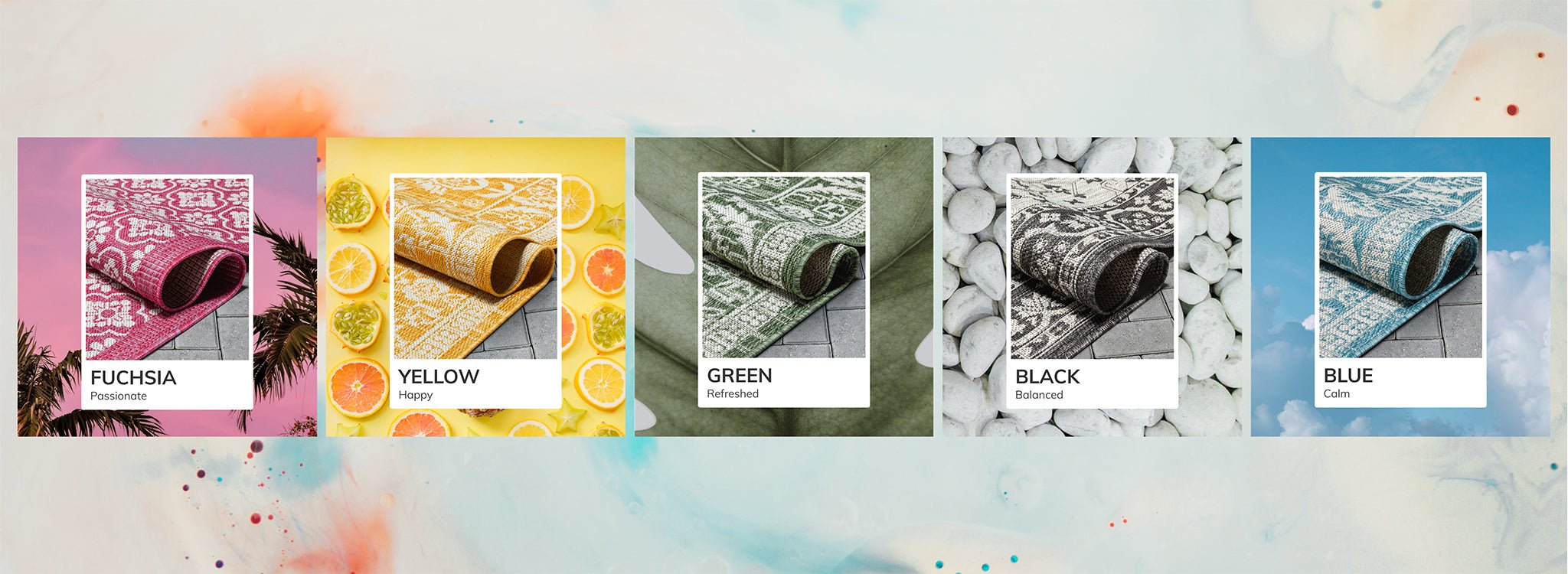 New & Noted: Vibrant Summer Colors on Outdoor Rugs - Well Woven