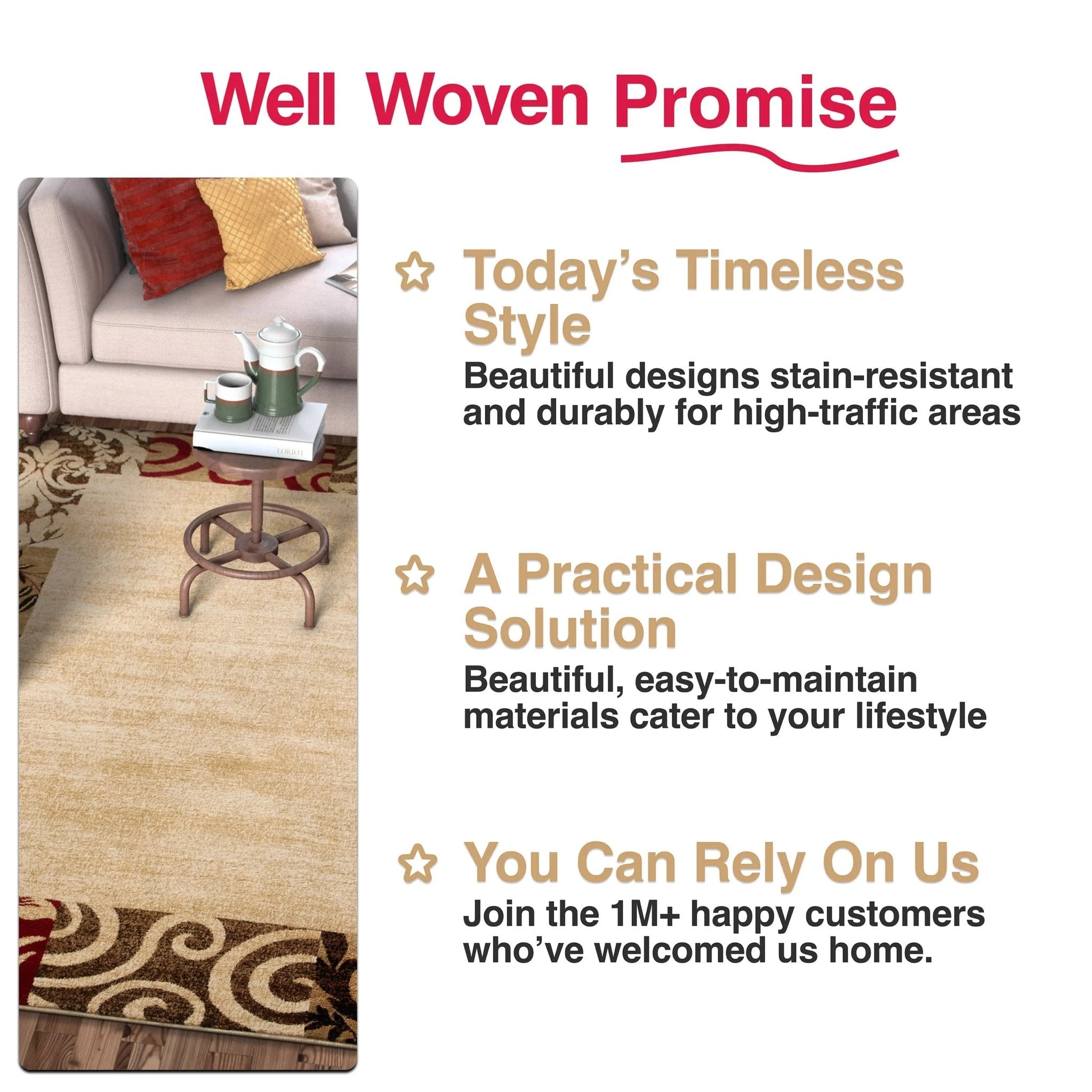 Vane Willow Damask Beige Transitional Rug Well Woven