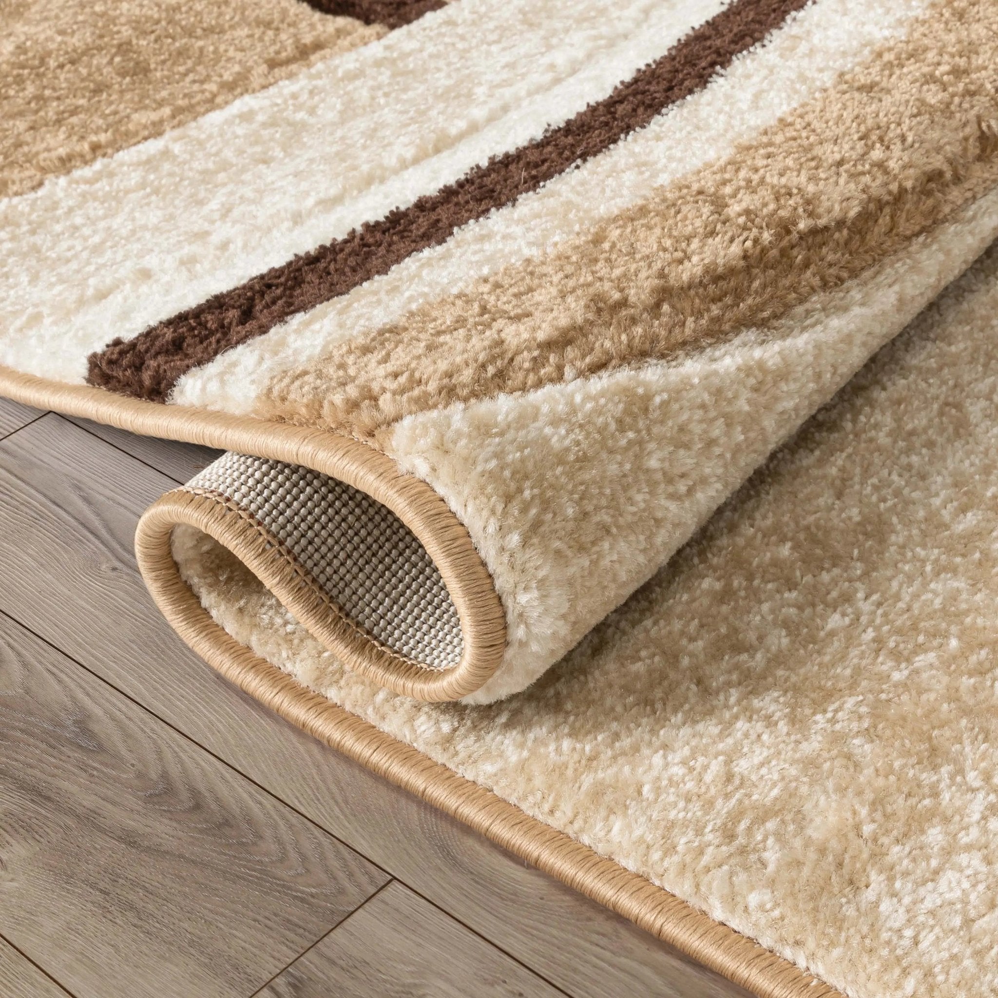 Galaxy Waves Ivory Modern Rug Well Woven