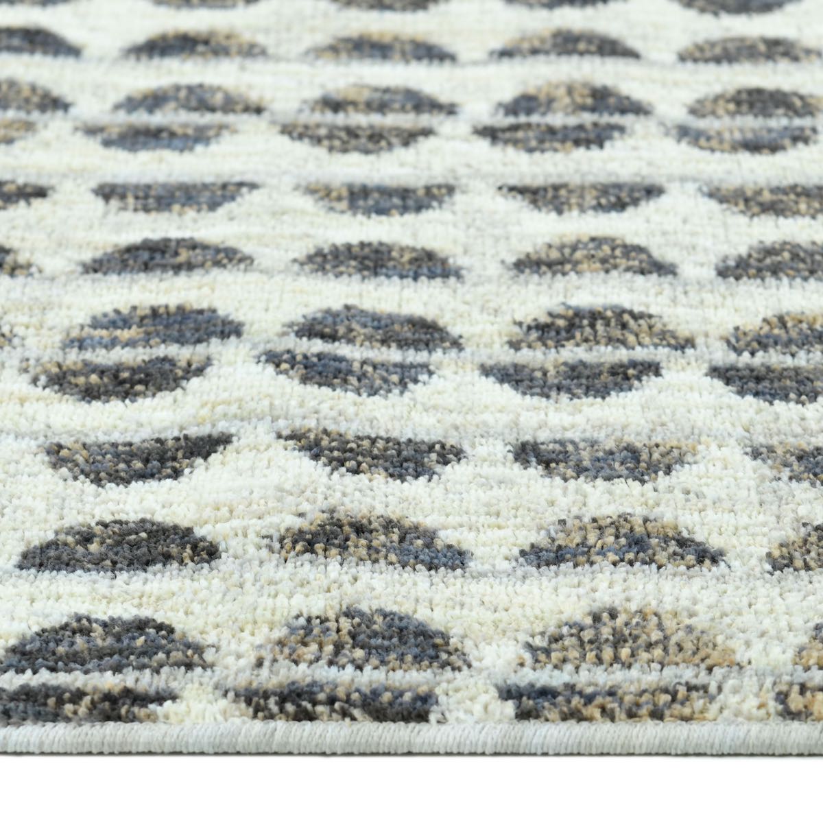 Heath Ivory Multi Micro-Pattern Modern Plush Washable Custom Runner Rug – Coda Collection