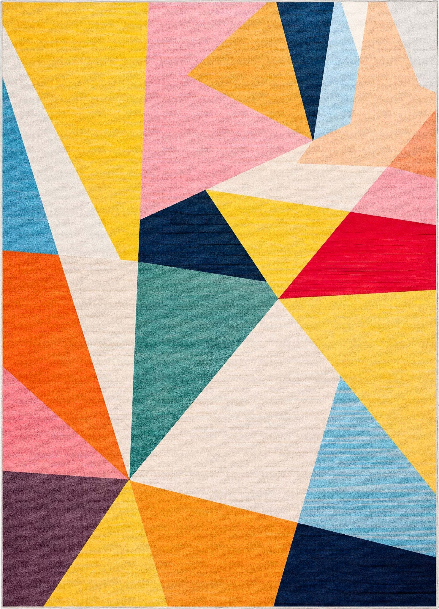 Crayola Modern Modern Shapes Festival Multi Color Area Rug By Well Woven Well Woven