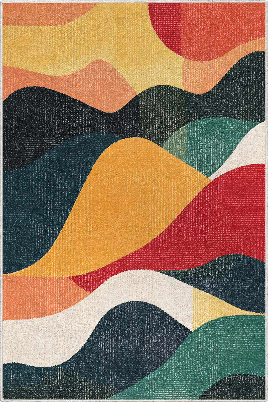 Crayola Swirl & Scribble Multicolor Rug by Well Woven