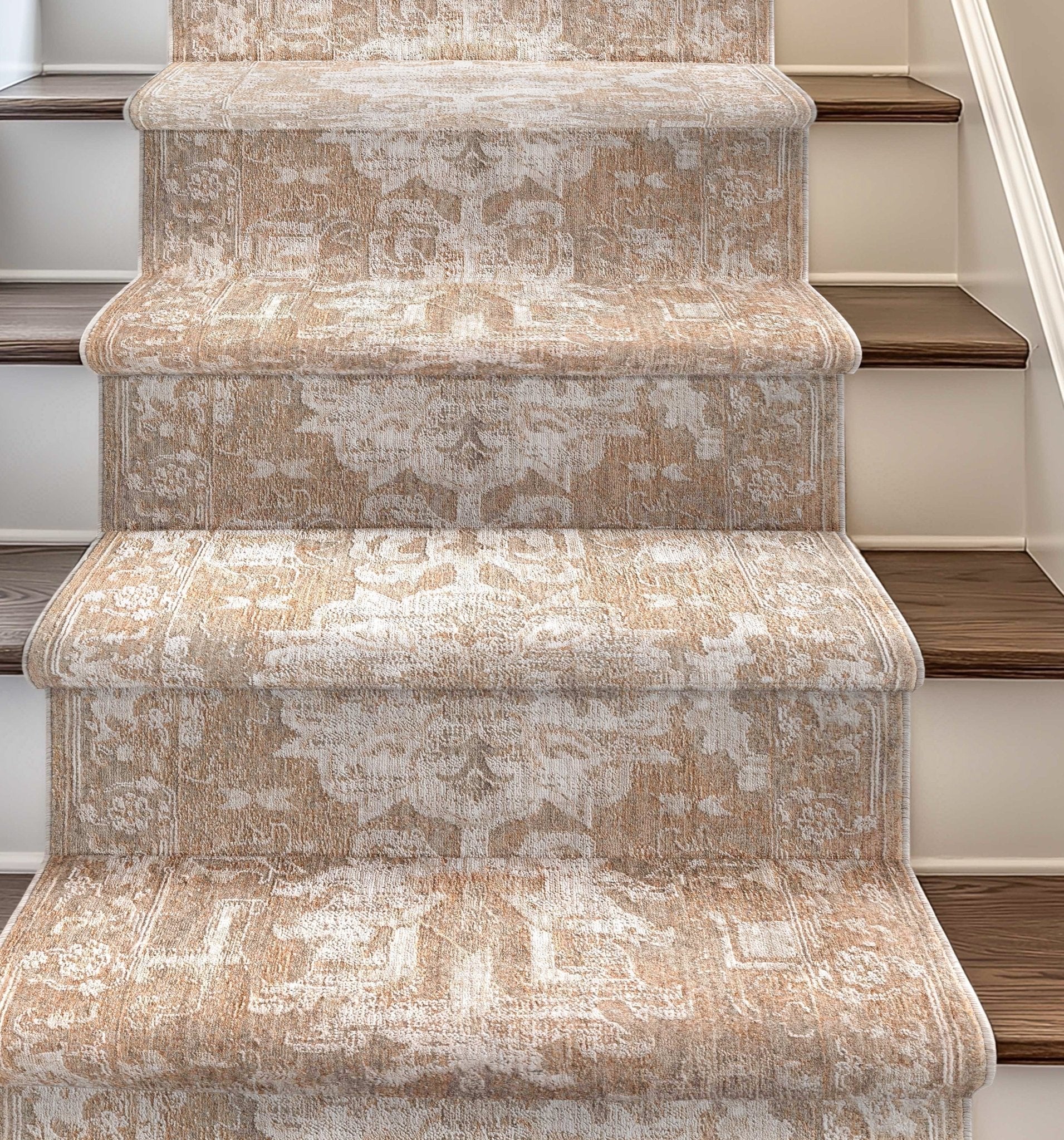 Custom Size Hallway & Stair Runner - Serenity Beige Choose Your Width x Choose Your Runner Length- Made to Order Runner - Dense & Textural - Neutral Tones Well Woven