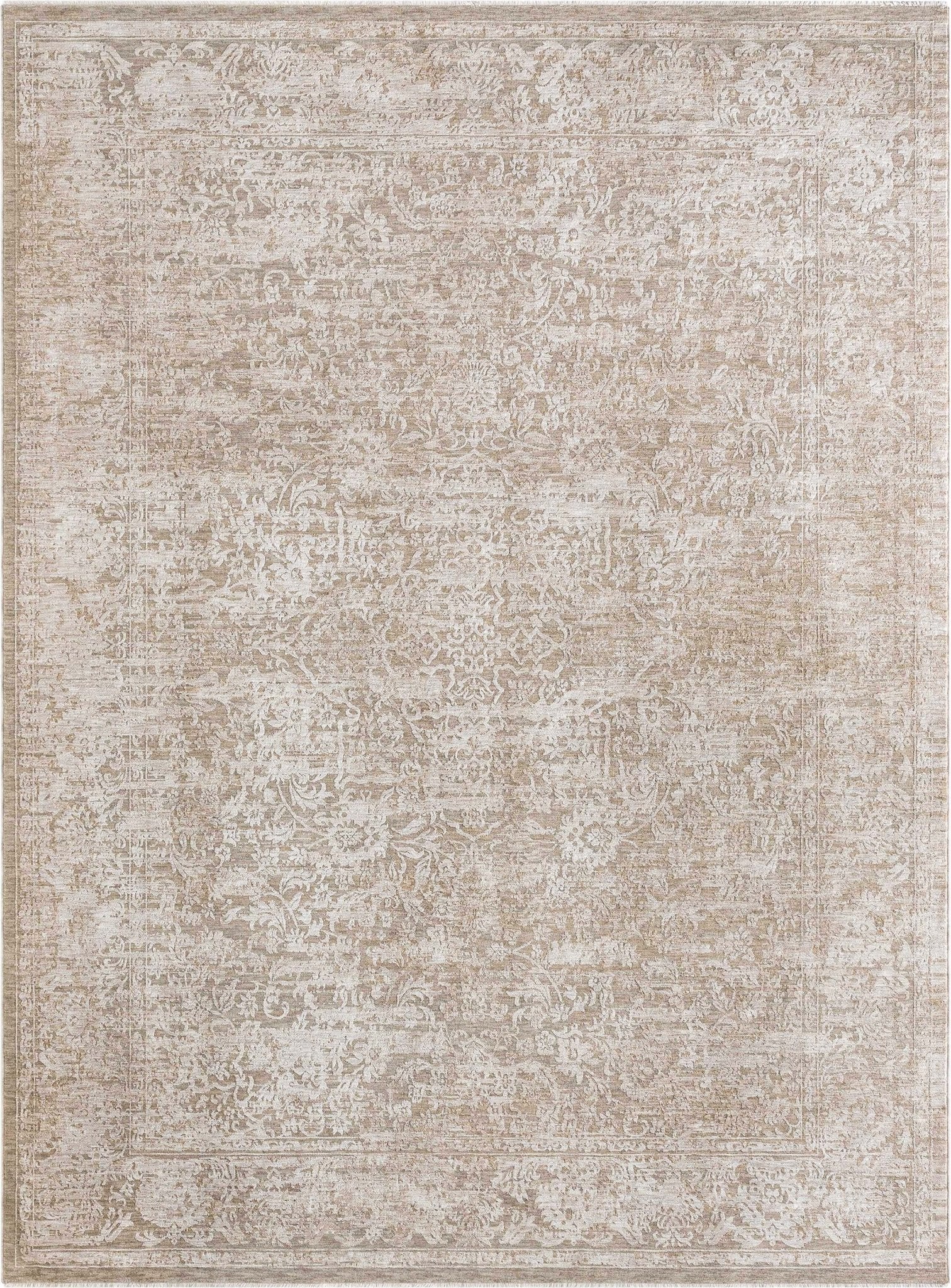 Ethos Harmony Beige Neutral Earth Tone - Easy to Clean - Globally Inspired Patterns Well Woven