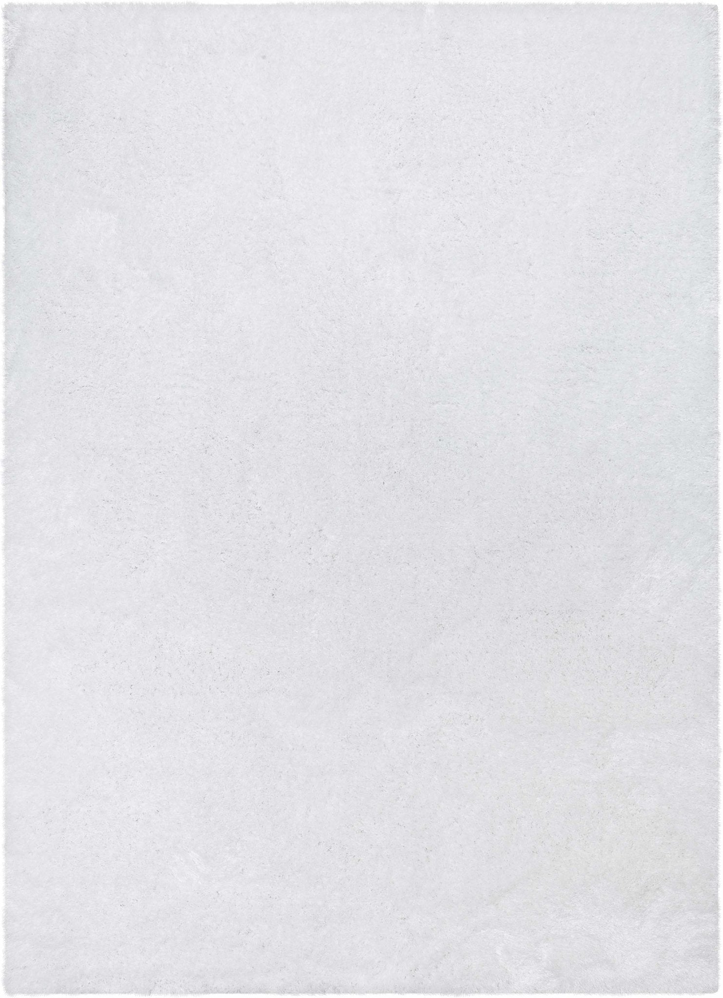 Feather Collection Liza  White Shag Rug –   Sparkly, Plush, Minimalist Glam - Well Woven - White overhead