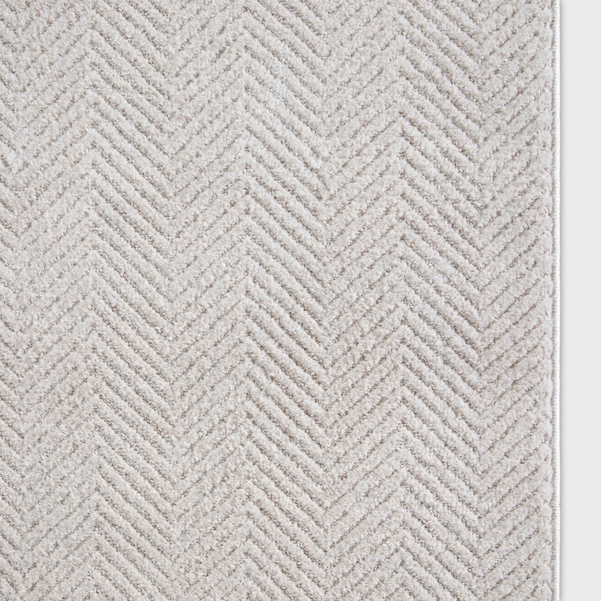 Custom Size Runner Pompeii Modern Ivory Choose Your Width x Choose Your Length Hallway & Stair Runner Rug Well Woven