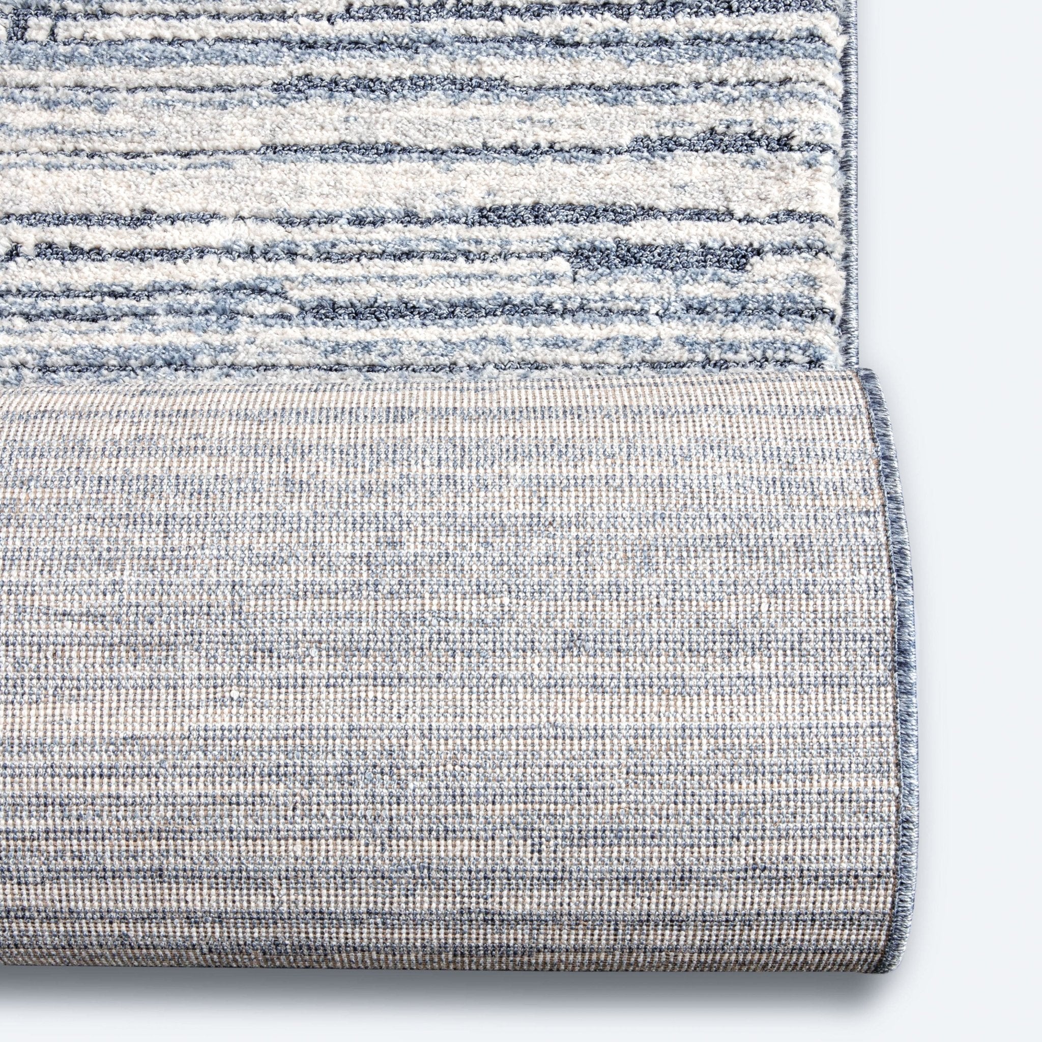 Custom Size Runner Delphi Modern Blue Choose Your Width x Choose Your Length Hallway & Stair Runner Rug Well Woven