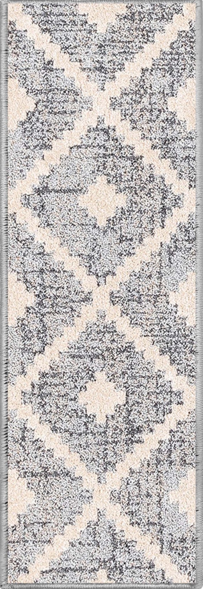 Ailey Grey Stair Tread Rugs - Well Woven