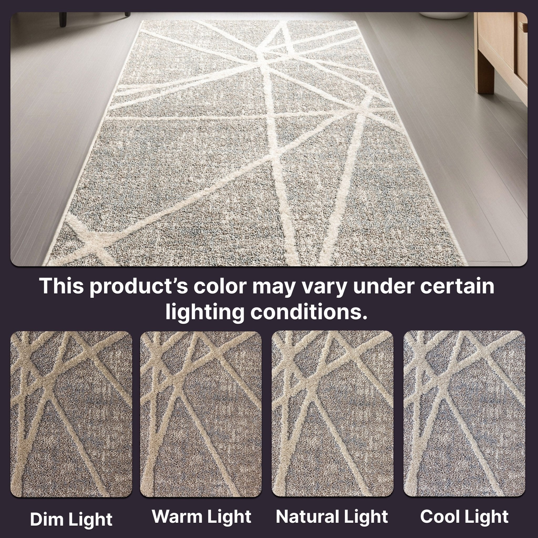 Custom Size Runner Telas Modern Geometric Lines Grey Choose Your Width x Choose Your Length Hallway Runner Rug Well Woven