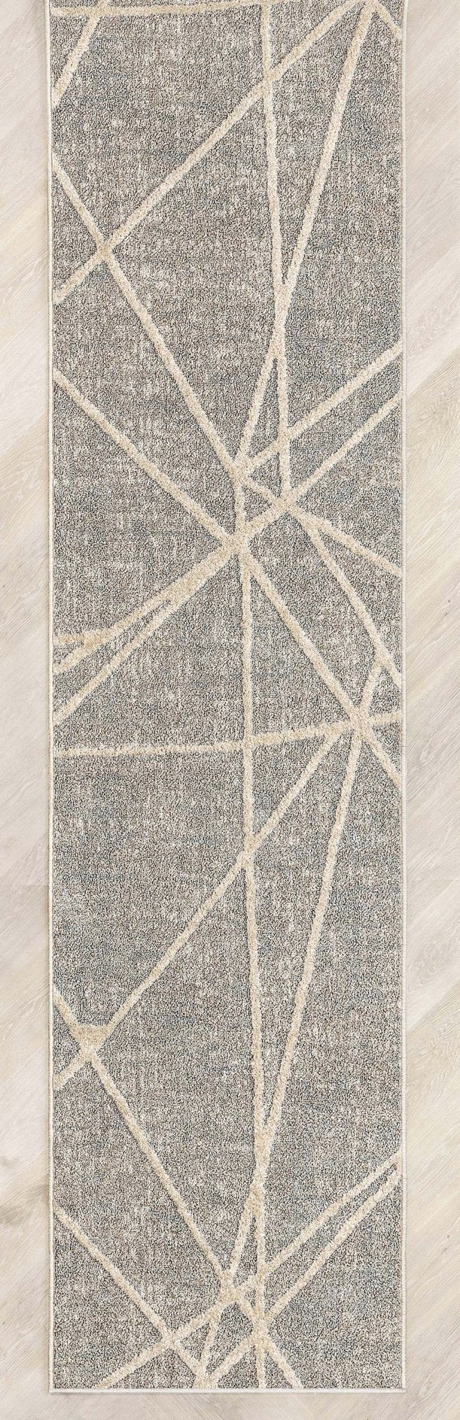 Custom Size Runner Telas Modern Geometric Lines Grey Choose Your Width x Choose Your Length Hallway Runner Rug Well Woven