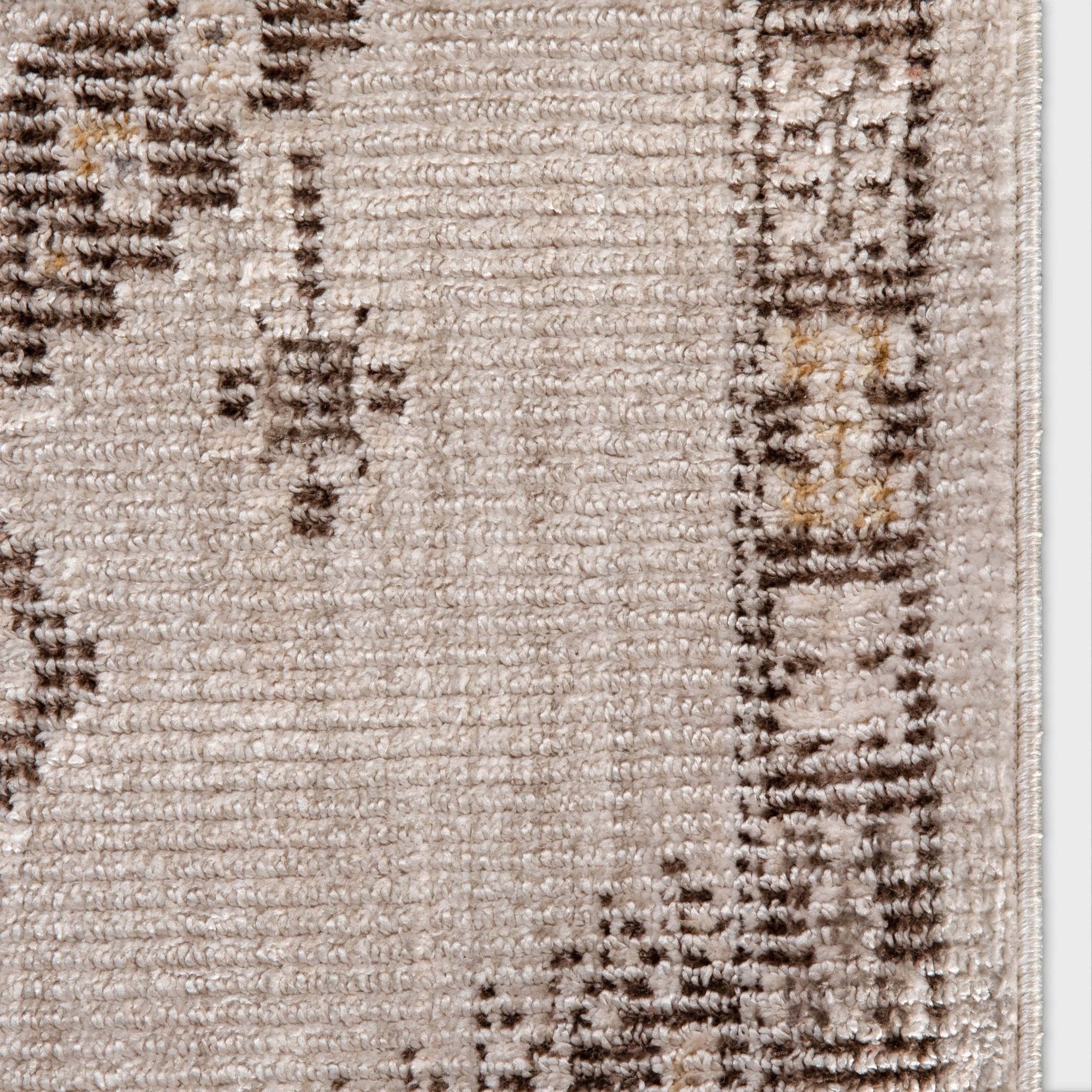 Custom Size Runner Isfjord Tribal Medallion Ivory Choose Your Width x Choose Your Length - Perfect For Hallway, Stairs & Kitchen Well Woven