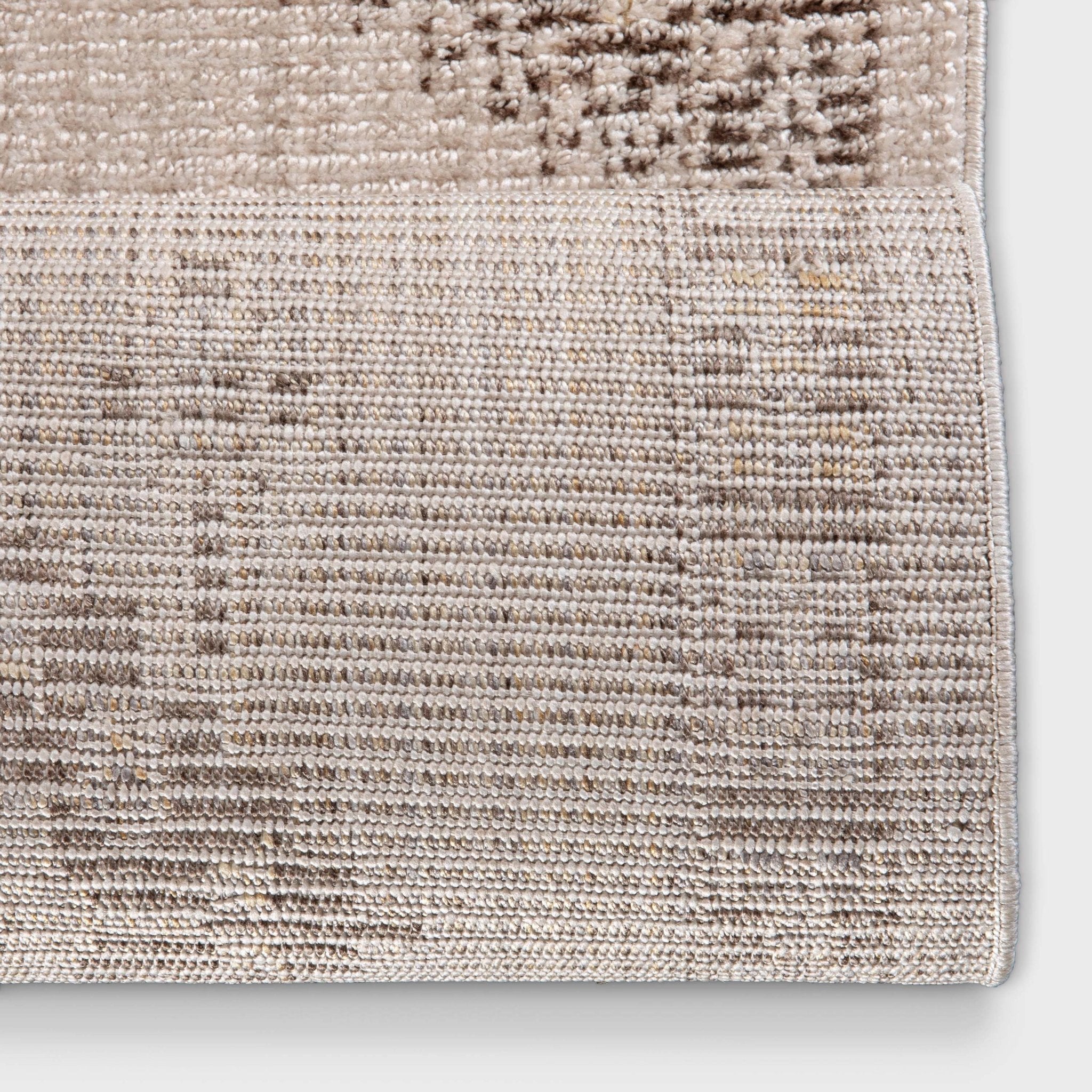 Custom Size Runner Isfjord Tribal Medallion Ivory Choose Your Width x Choose Your Length - Perfect For Hallway, Stairs & Kitchen Well Woven