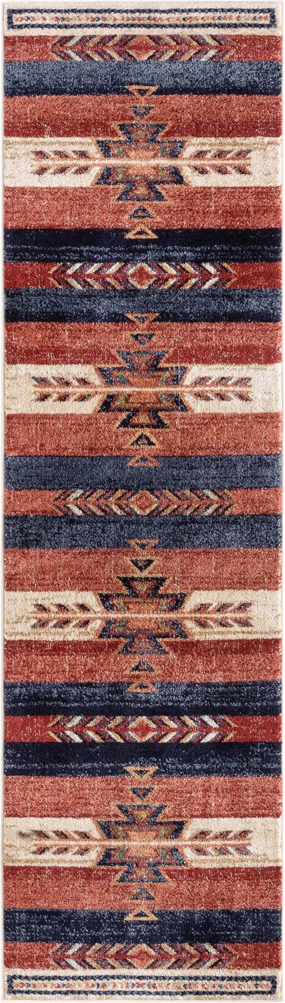 Dustin Southwestern Tribal Medallion Crimson Rug Well Woven