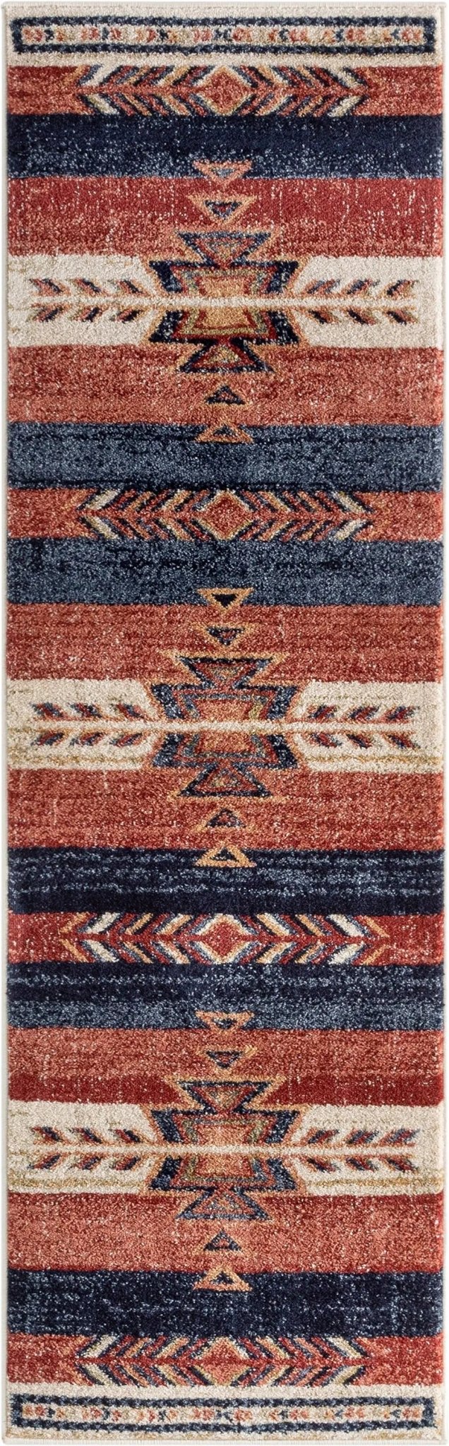 Dustin Southwestern Tribal Medallion Crimson Rug Well Woven