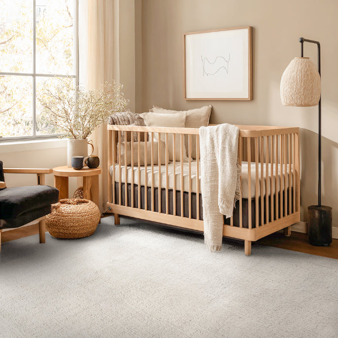 VEL-02 Well Woven Velluto Como Ivory Nursery Scene