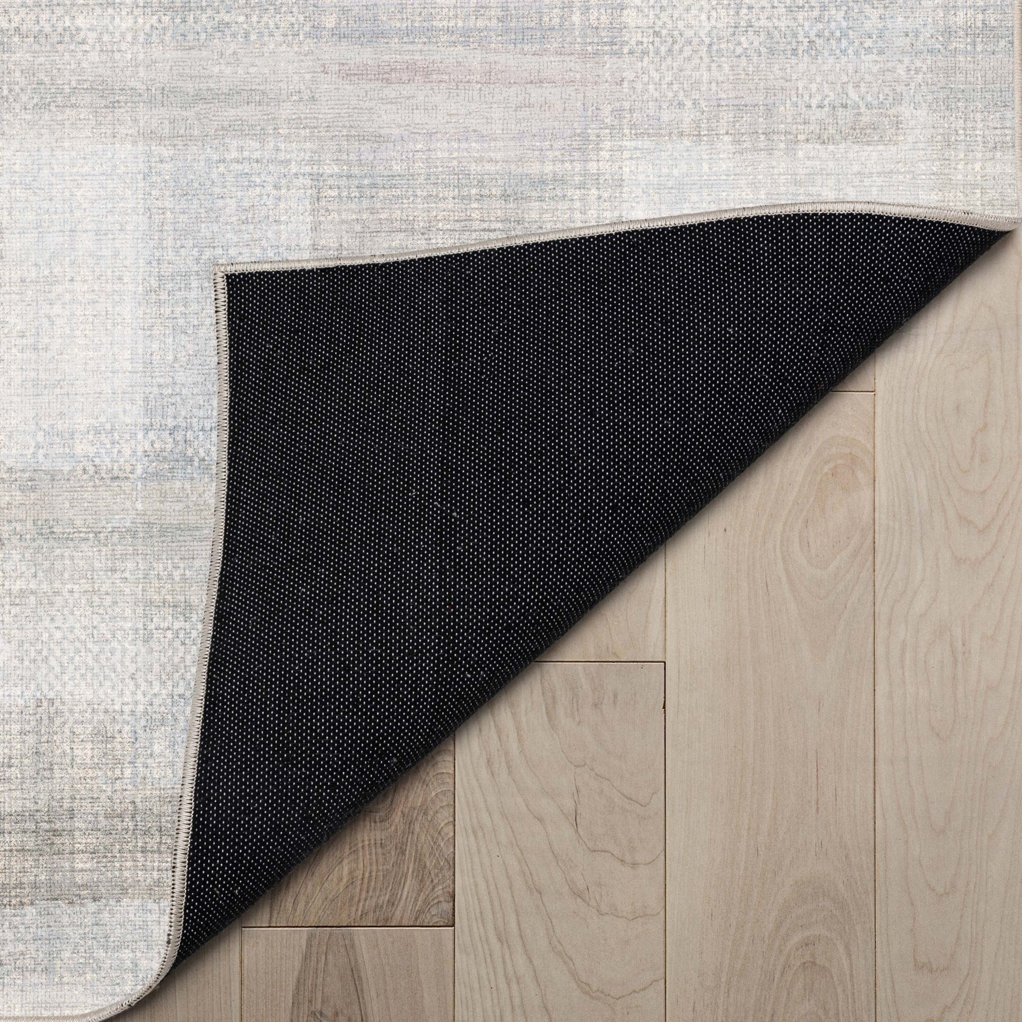 Parquet Abstract Plaid Beige Flatweave Rug Well Woven