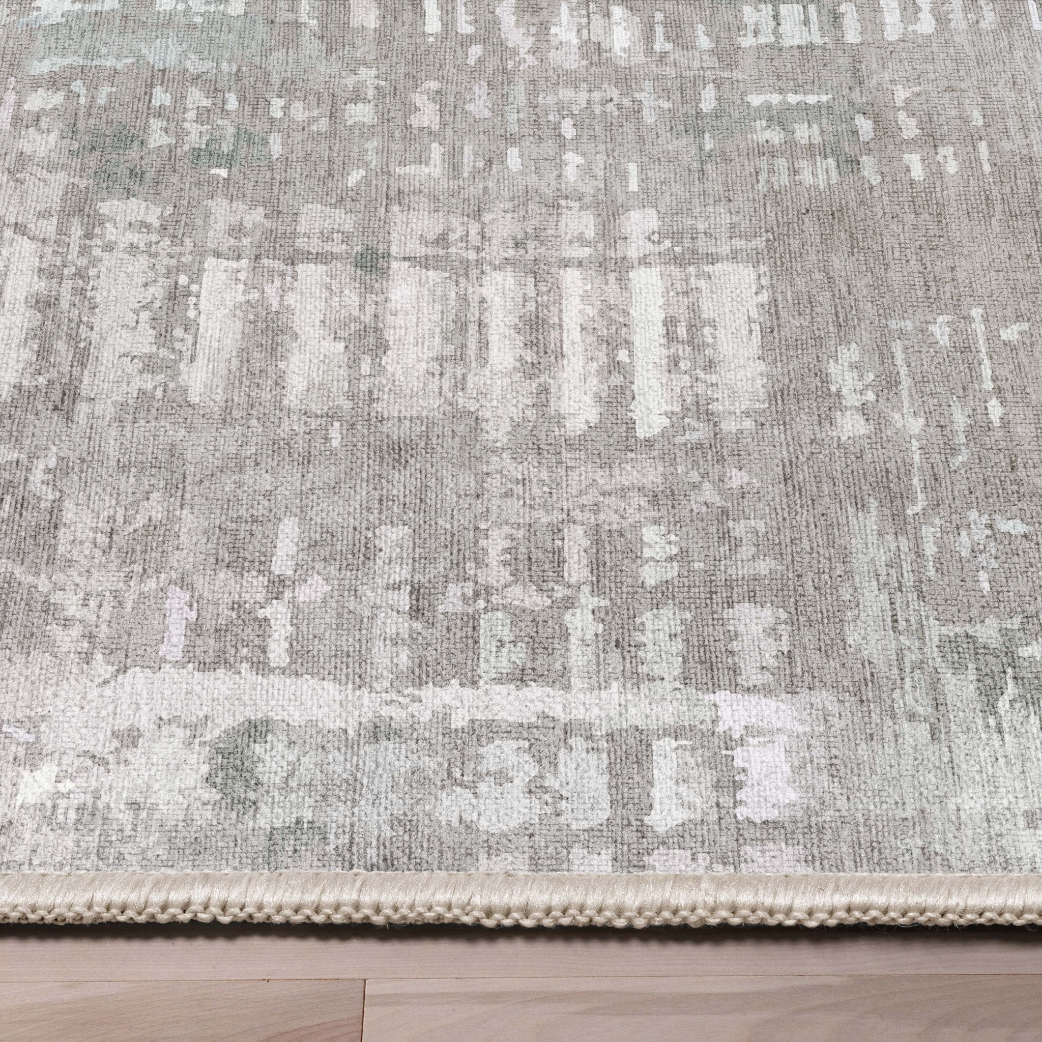 Bauhaus Abstract Geometric Lines Beige Blue Flatweave Rug Well Woven