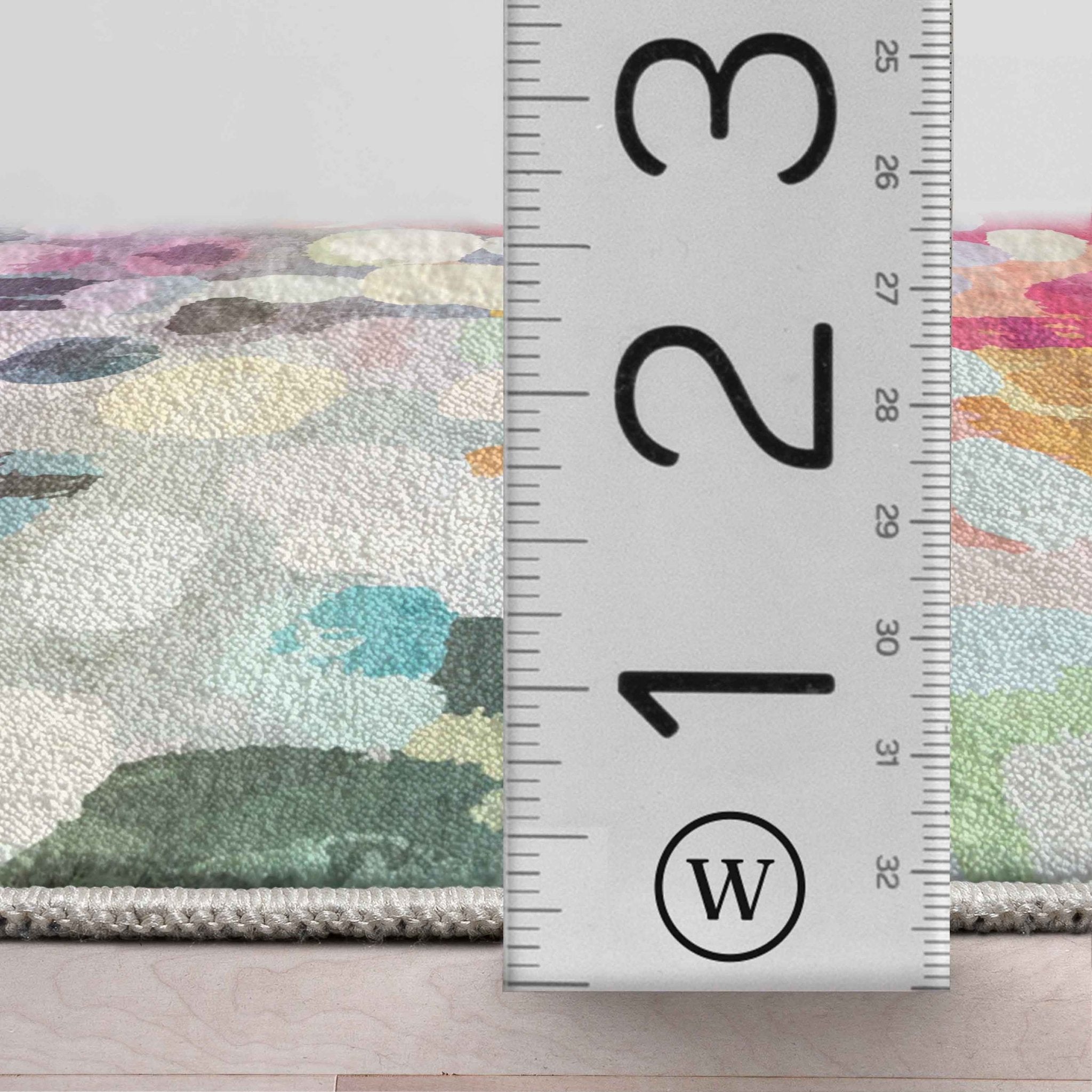 Apollo Galets d’Aquarelle – Abstract Watercolor & Pebble Flat Woven Multicolor Rug Well Woven