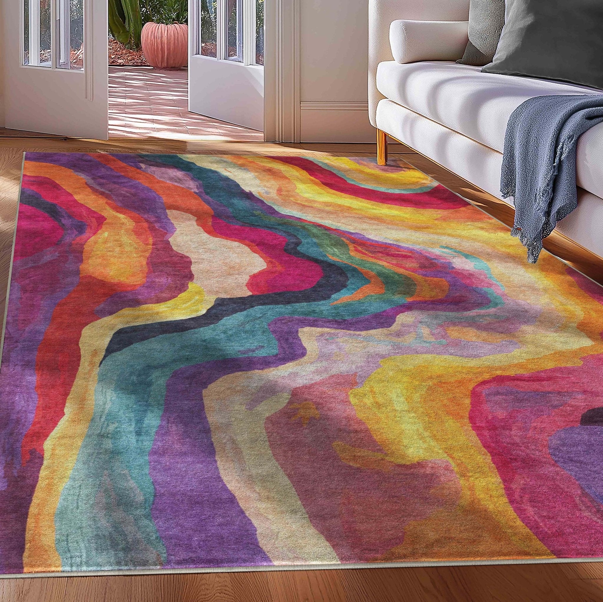 Apollo Nuance Libre – Abstract Multicolor Rug Well Woven