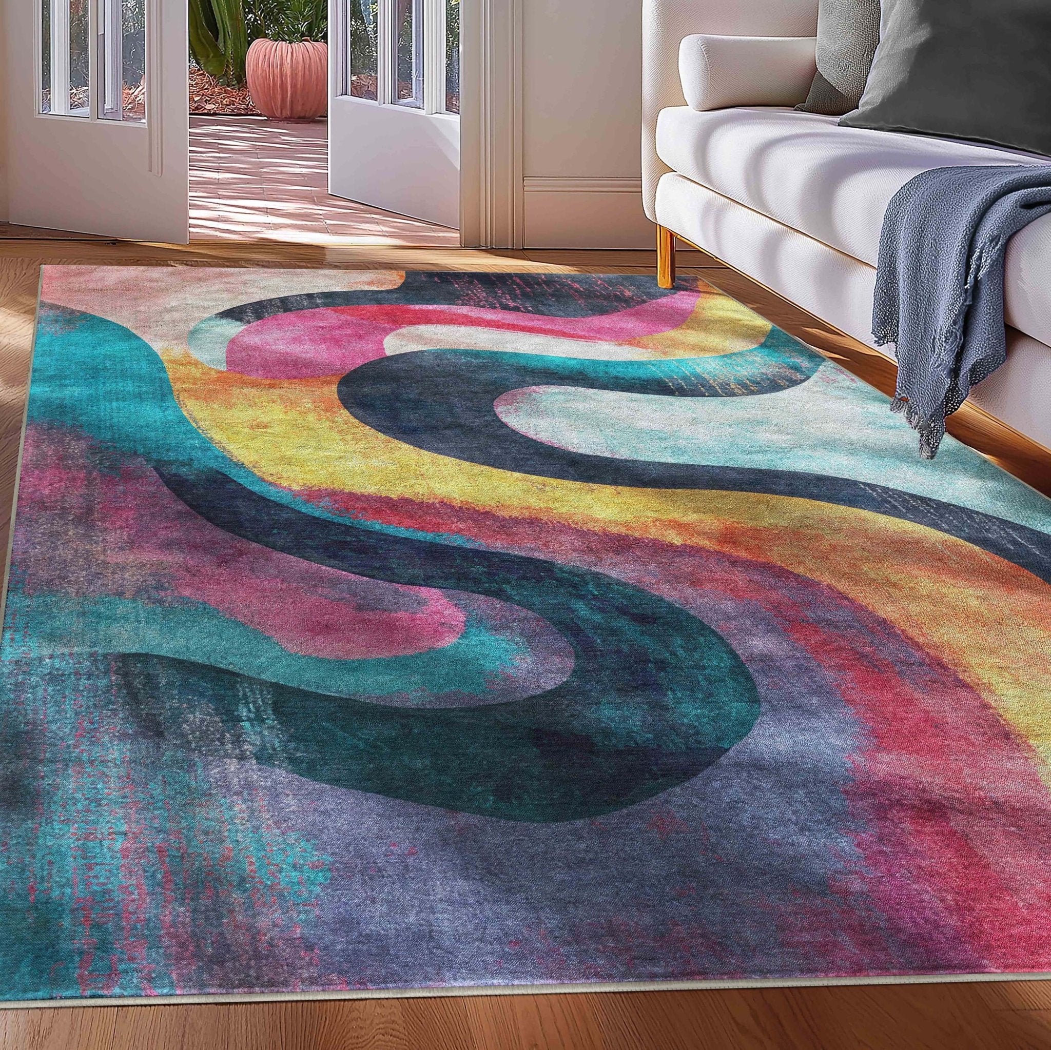 Apollo Couleurs Sans Fin – Timeless Multicolor Abstract Rug Well Woven