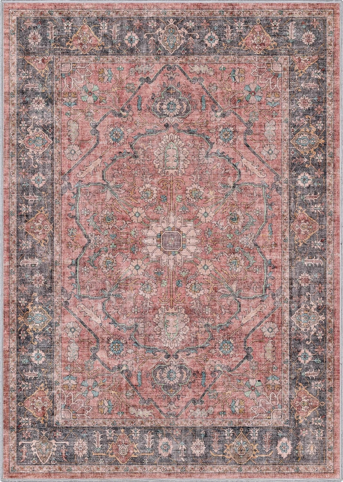 Antigua Vintage Persian Oriental Flat - Weave Rug - W - AP - 21B - 3 - Well Woven