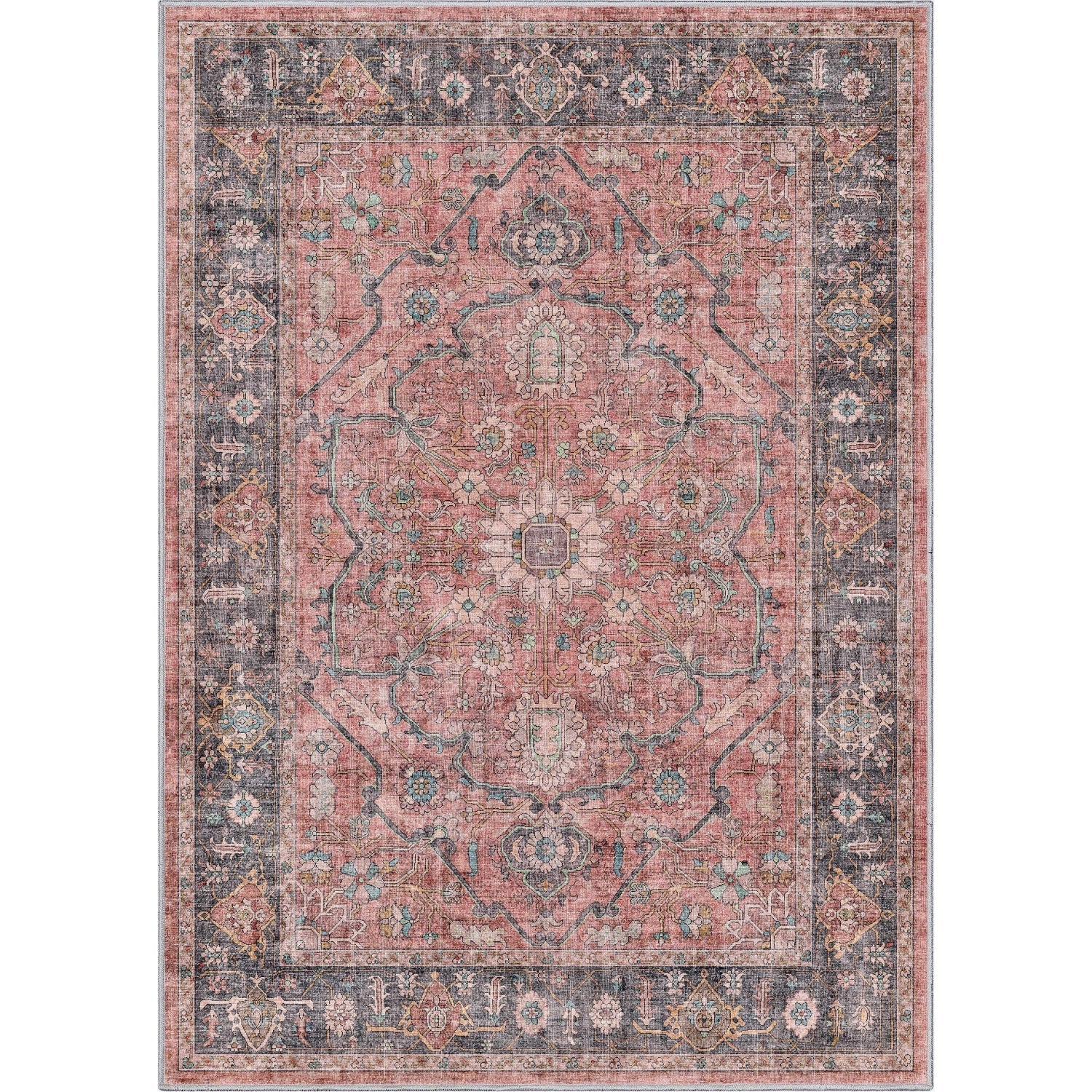 Antigua Vintage Persian Oriental Flat - Weave Rug - W - AP - 21C - 4 - Well Woven