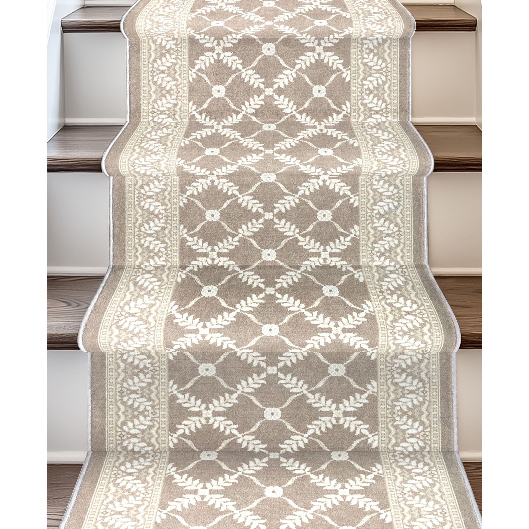 Custom Size Runner Regency Lattice Desert Drift Choose Your Width x Choose Your Length Hallway Runner Rug Well Woven