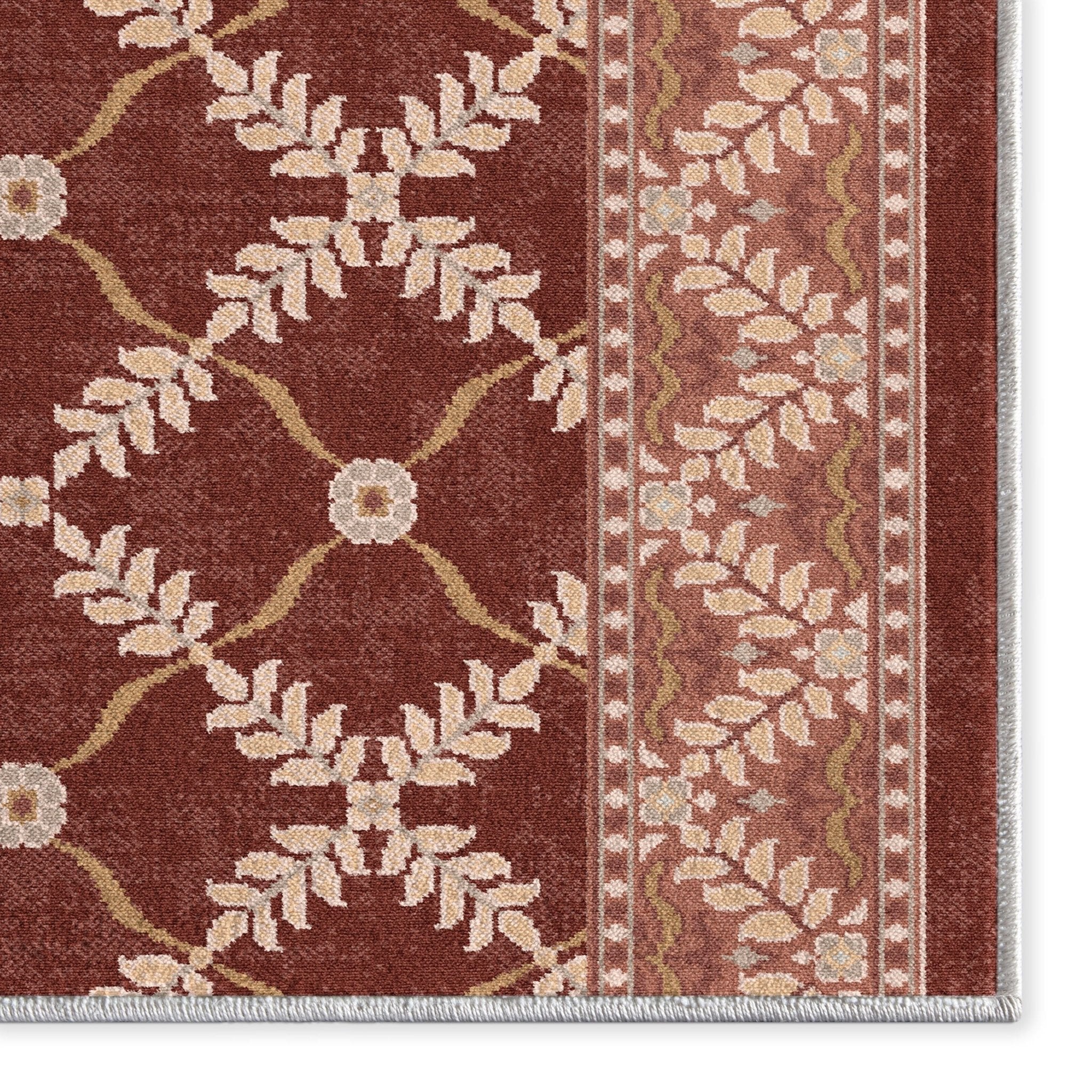 Custom Size Runner Regency Lattice Ruby Ember Choose Your Width x Choose Your Length Hallway Runner Rug Well Woven