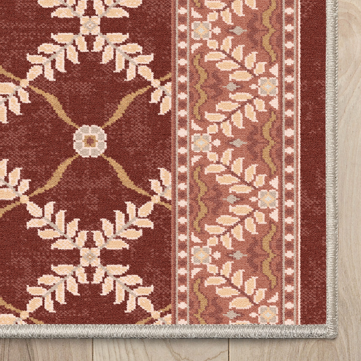Custom Size Runner Regency Lattice Ruby Ember Choose Your Width x Choose Your Length Hallway Runner Rug Well Woven