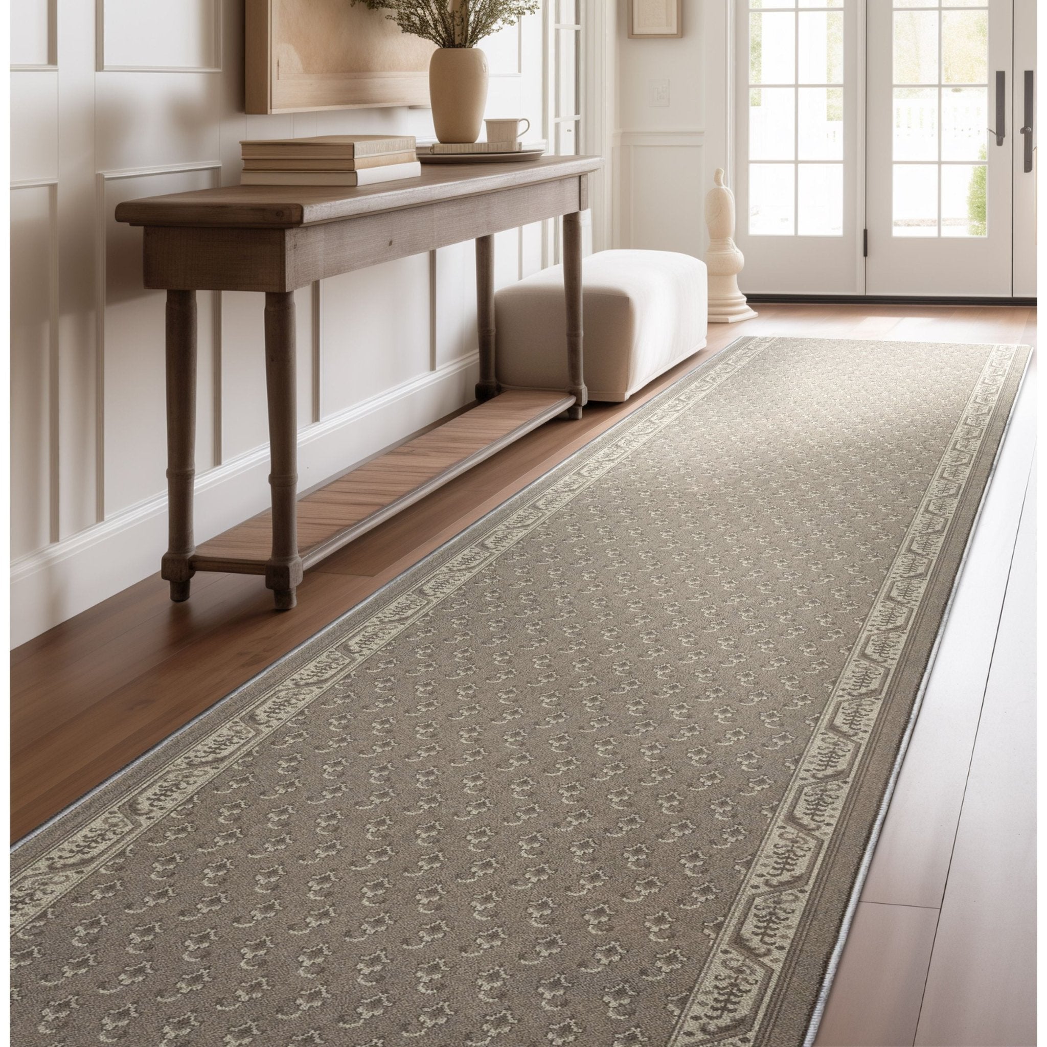 Custom Size Runner Windsor Diamond Desert Drift Choose Your Width x Choose Your Length Hallway Runner Rug Well Woven