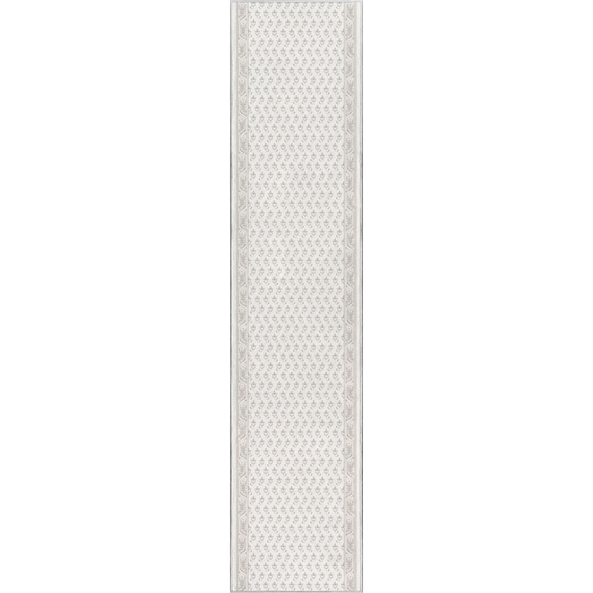 Custom Size Runner Windsor Diamond Frosted Linen Choose Your Width x Choose Your Length Hallway Runner Rug Well Woven