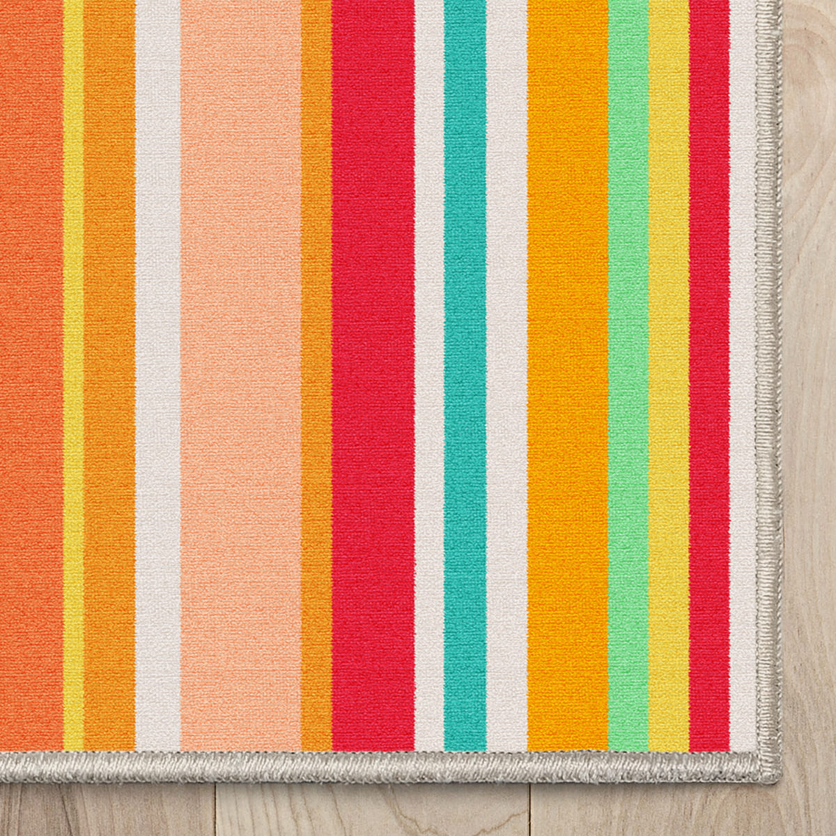 Custom Size Runner Seabreeze Lines Modern Multi Choose Your Width x Choose Your Length Hallway Runner Rug Well Woven