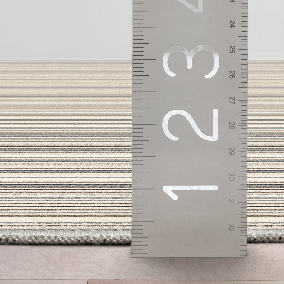 Custom Size Runner Seabreeze Lines Modern Cocoa Ridge Choose Your Width x Choose Your Length Hallway Runner Rug Well Woven