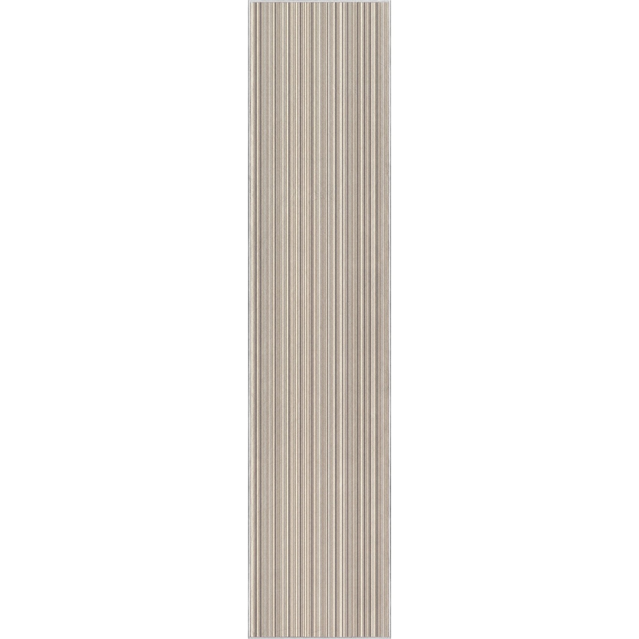 Custom Size Runner Seabreeze Lines Modern Cocoa Ridge Choose Your Width x Choose Your Length Hallway Runner Rug Well Woven