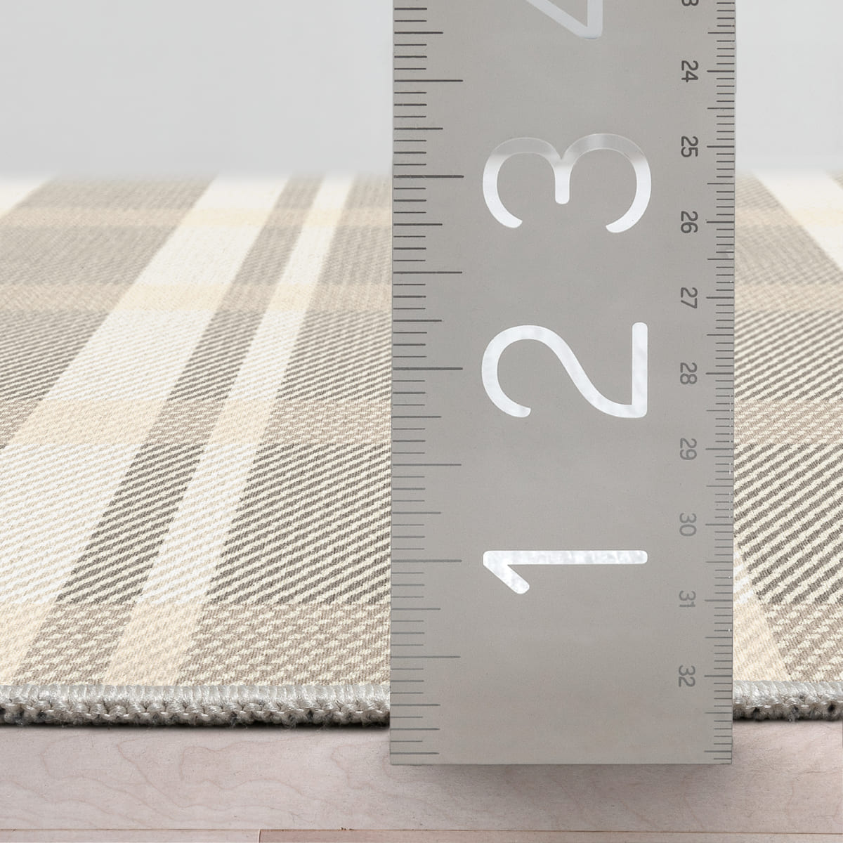 Custom Size Runner Tartan Espresso Glow Choose Your Width x Choose Your Length Hallway Runner Rug Well Woven