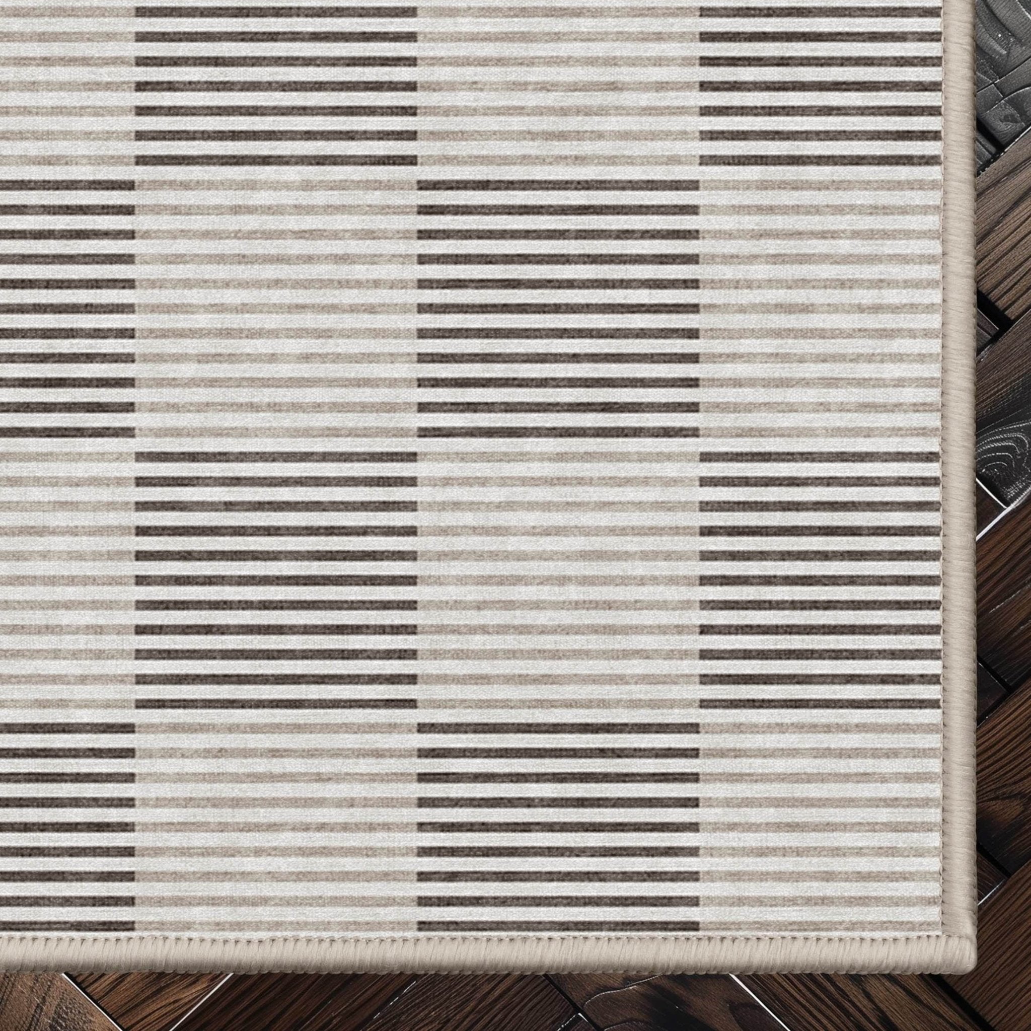 Apollo Summit Brown Geometric Flatwoven Rug – Easy Clean & Durable Well Woven