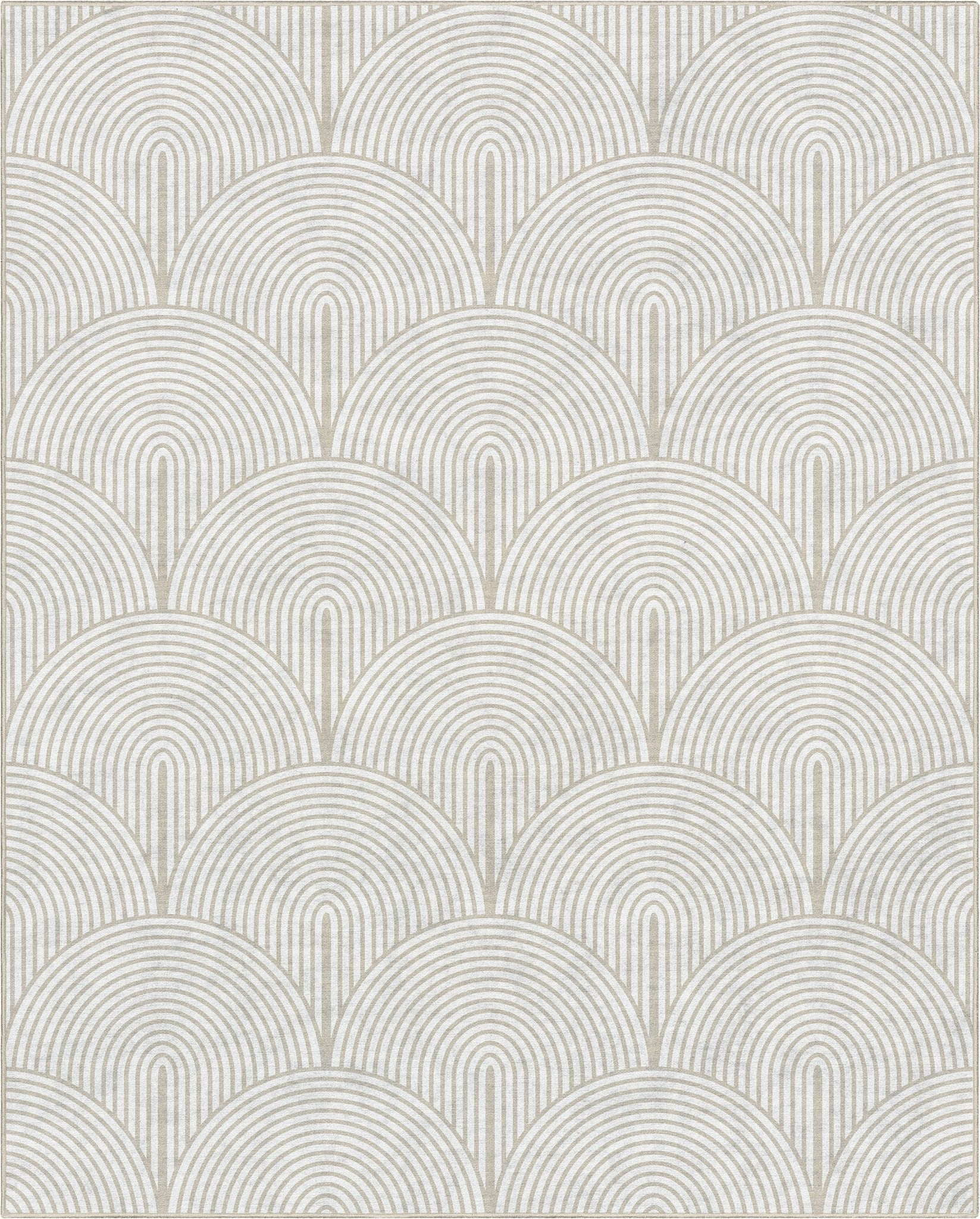 Apollo Echo Arch Pattern Beige Flatwoven Rug – Easy Clean & Durable Well Woven