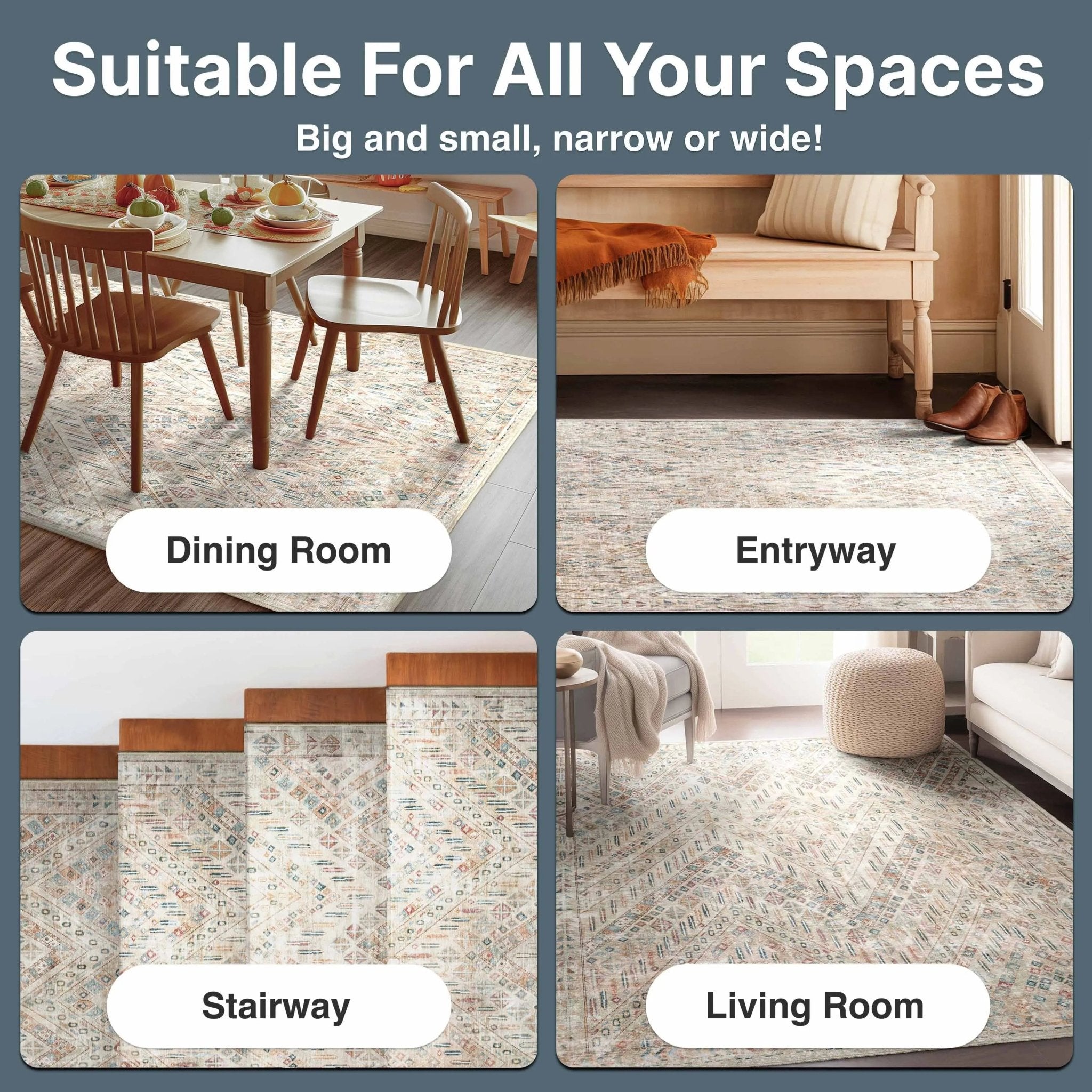 Anya Vintage Tribal Chevron Ivory Flat-Weave Rug Well Woven