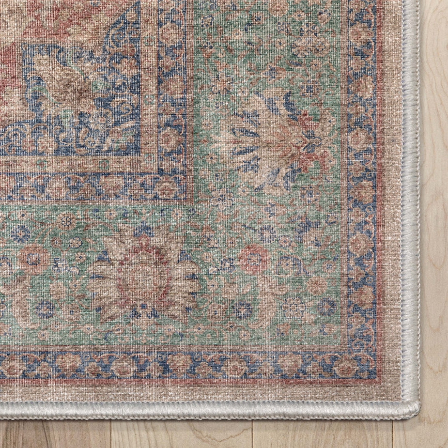 Odette Vintage Persian Oriental Flat-Weave Rug