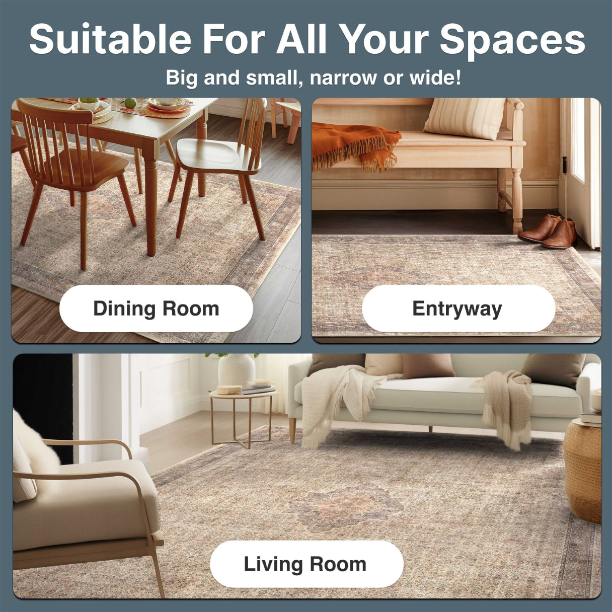 Lilith Vintage Oriental Kilim Rug