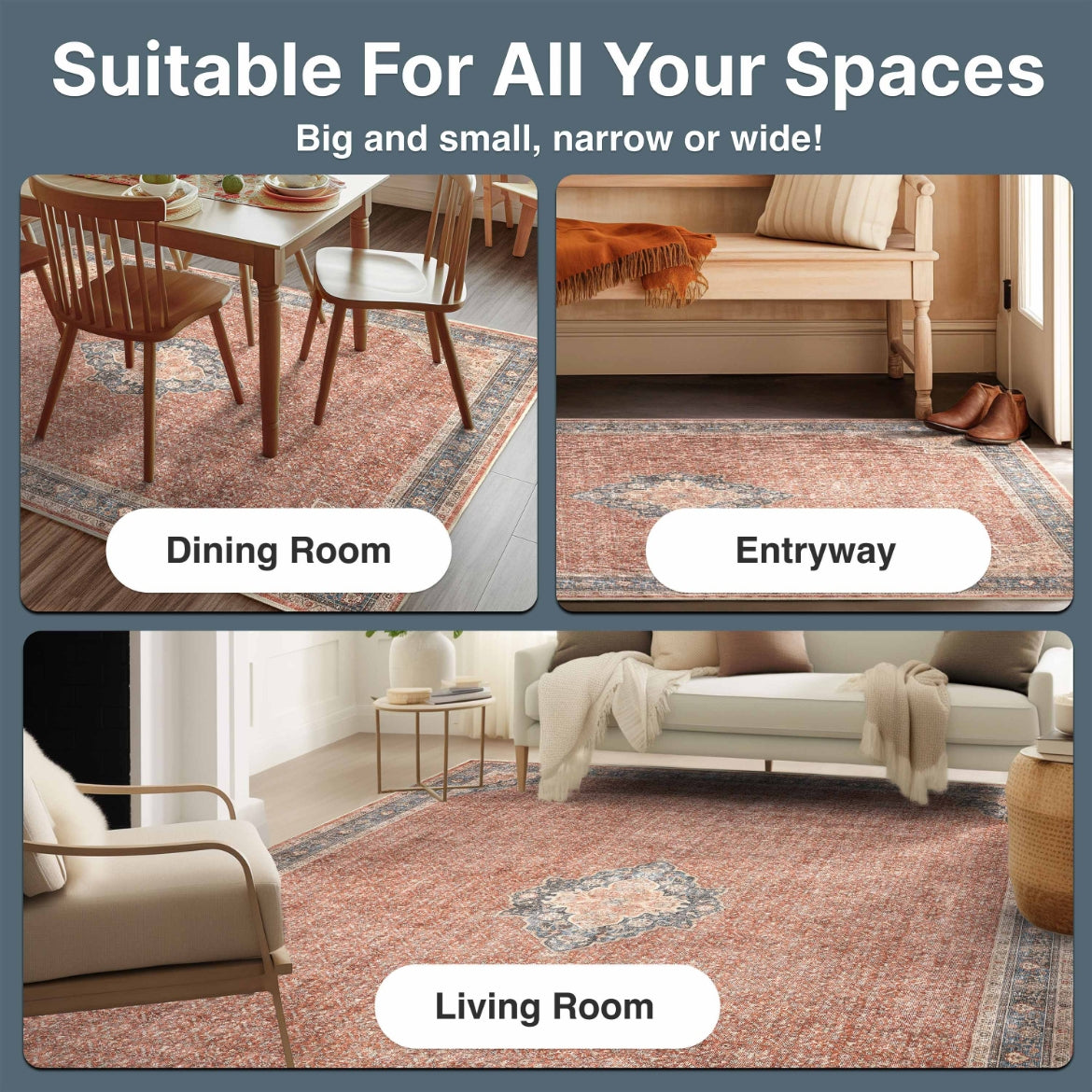 Lilith Vintage Oriental Kilim Rug