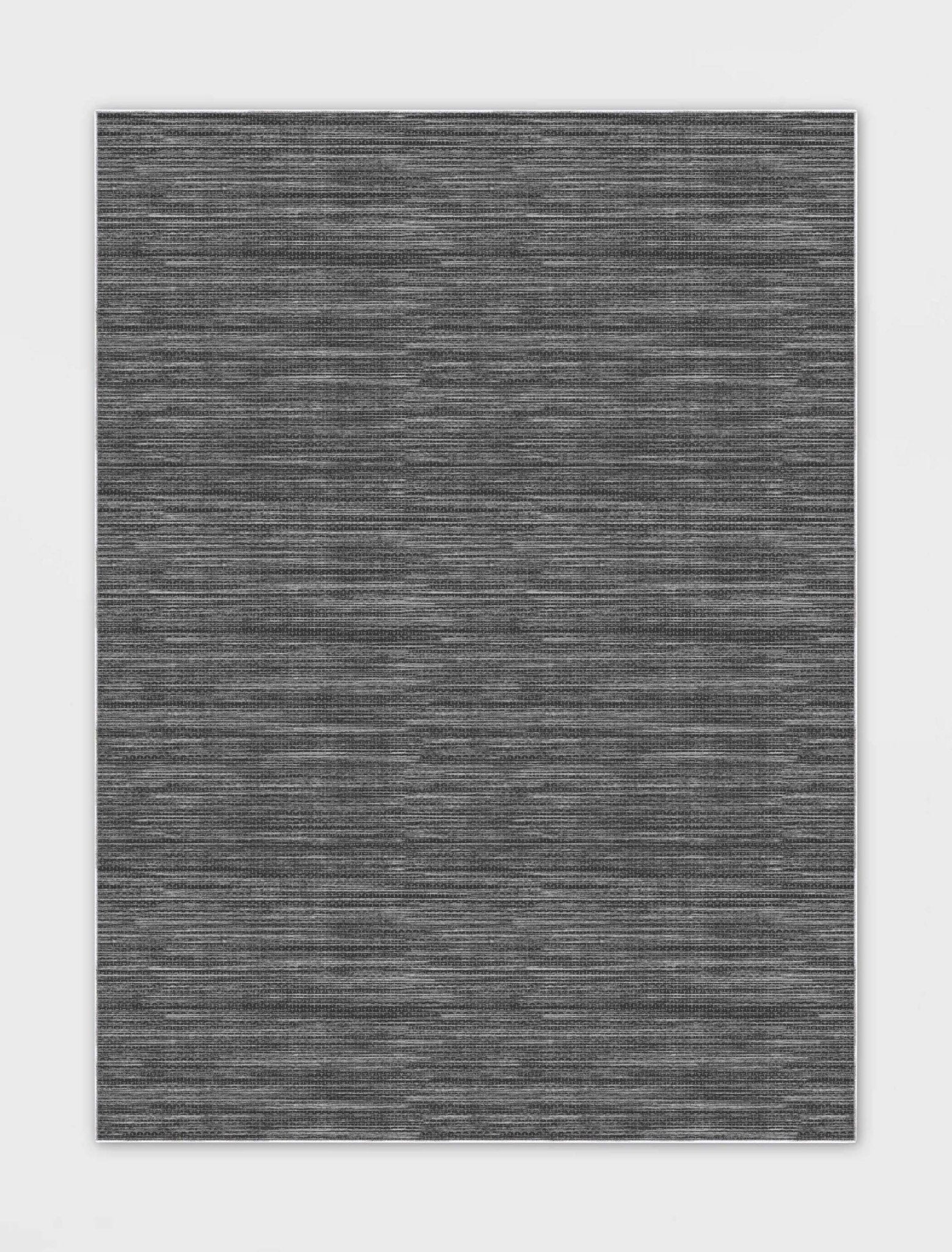 Edwin Custom Rug - Monochrome Striation , Flat Pile, Easy  Clean, Customizable for Your Space - Well Woven - A clean, centered view of the full rug laid flat on white background.