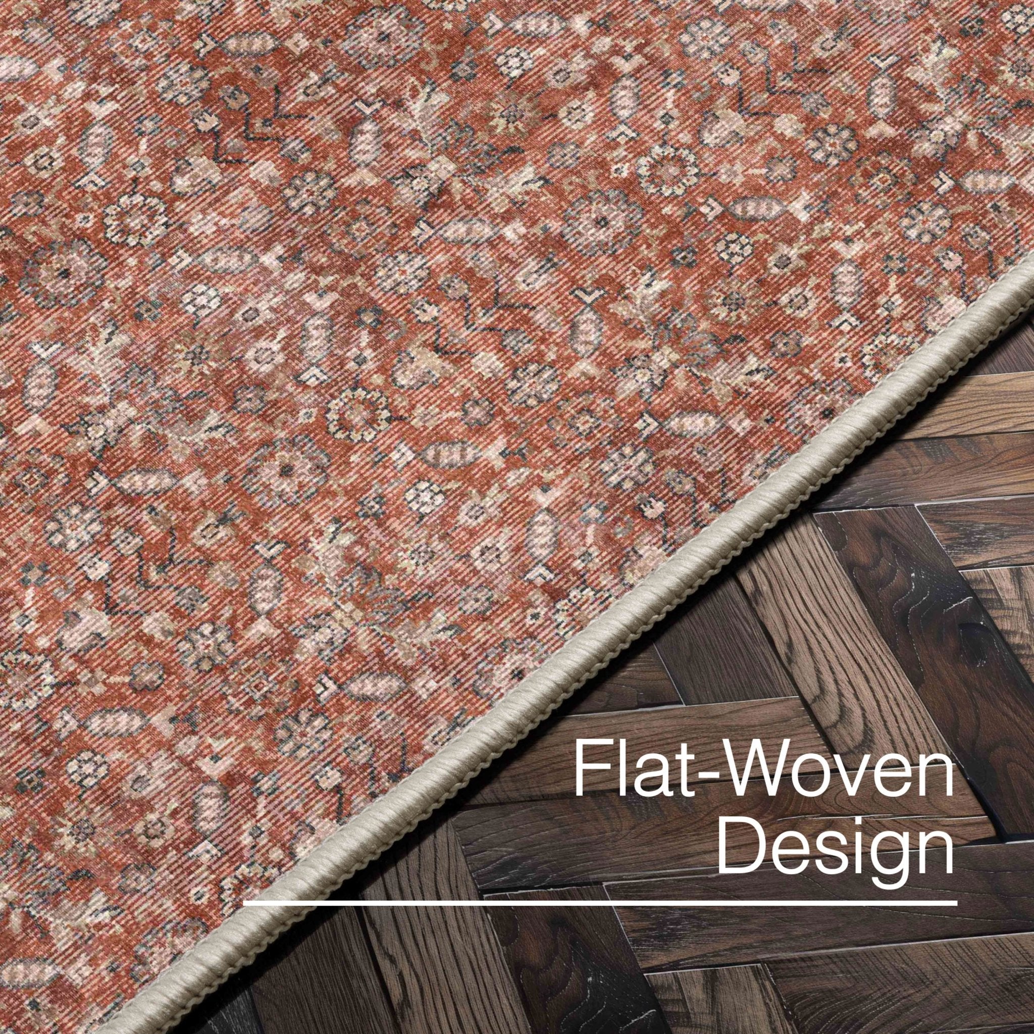 Well Woven - Red - Hilda Custom Rug