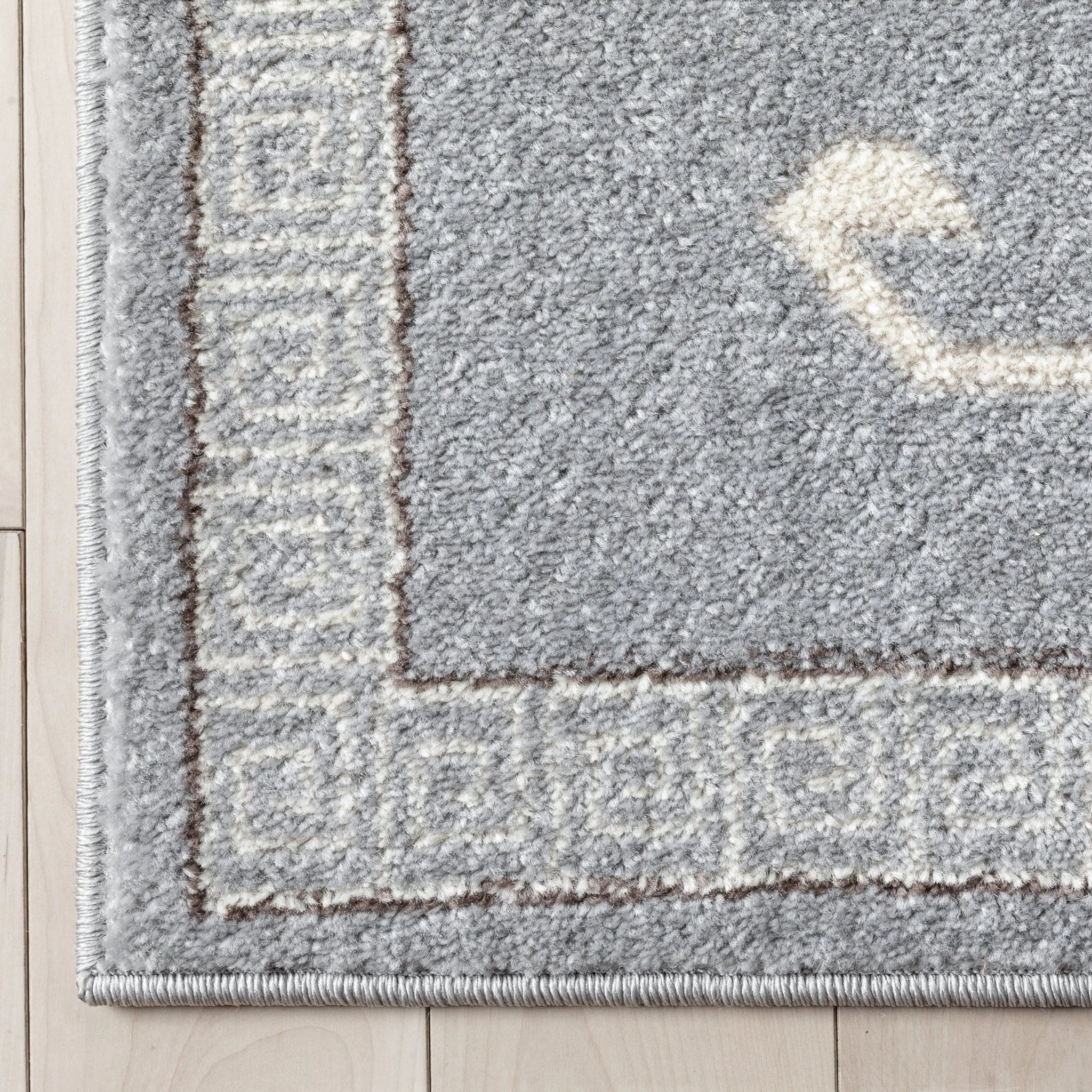 Azra Tribal Medallion Grey Rug Well Woven