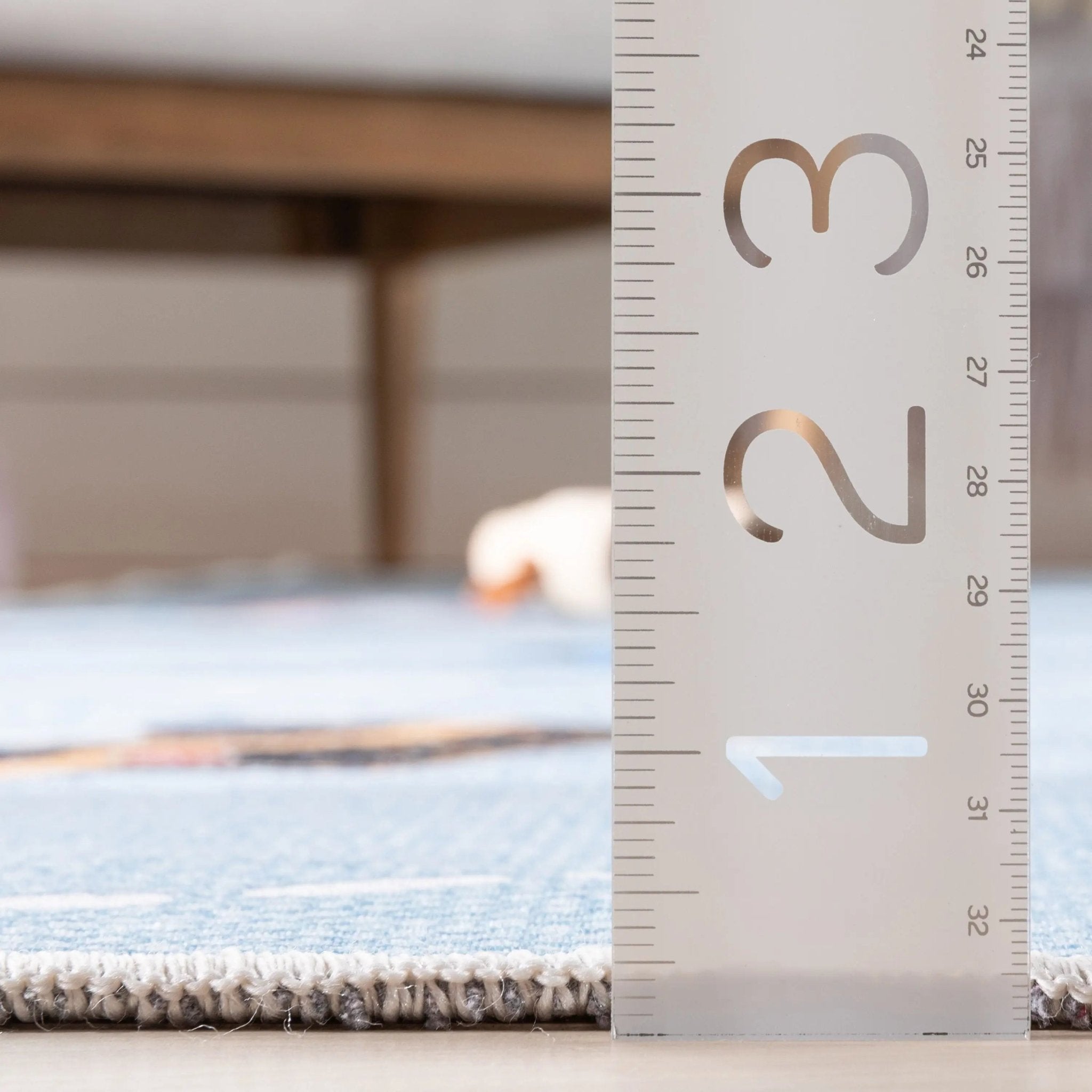 Traffic Modern Blue Kids Flat-Weave Rug Well Woven