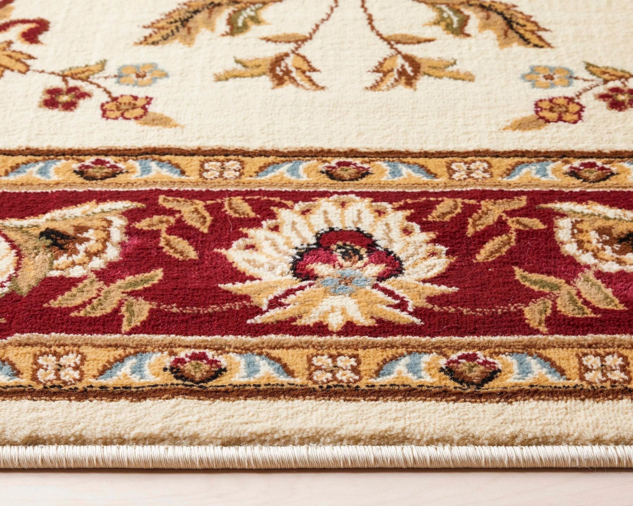 Abbasi Ivory Traditional Rug Well Woven