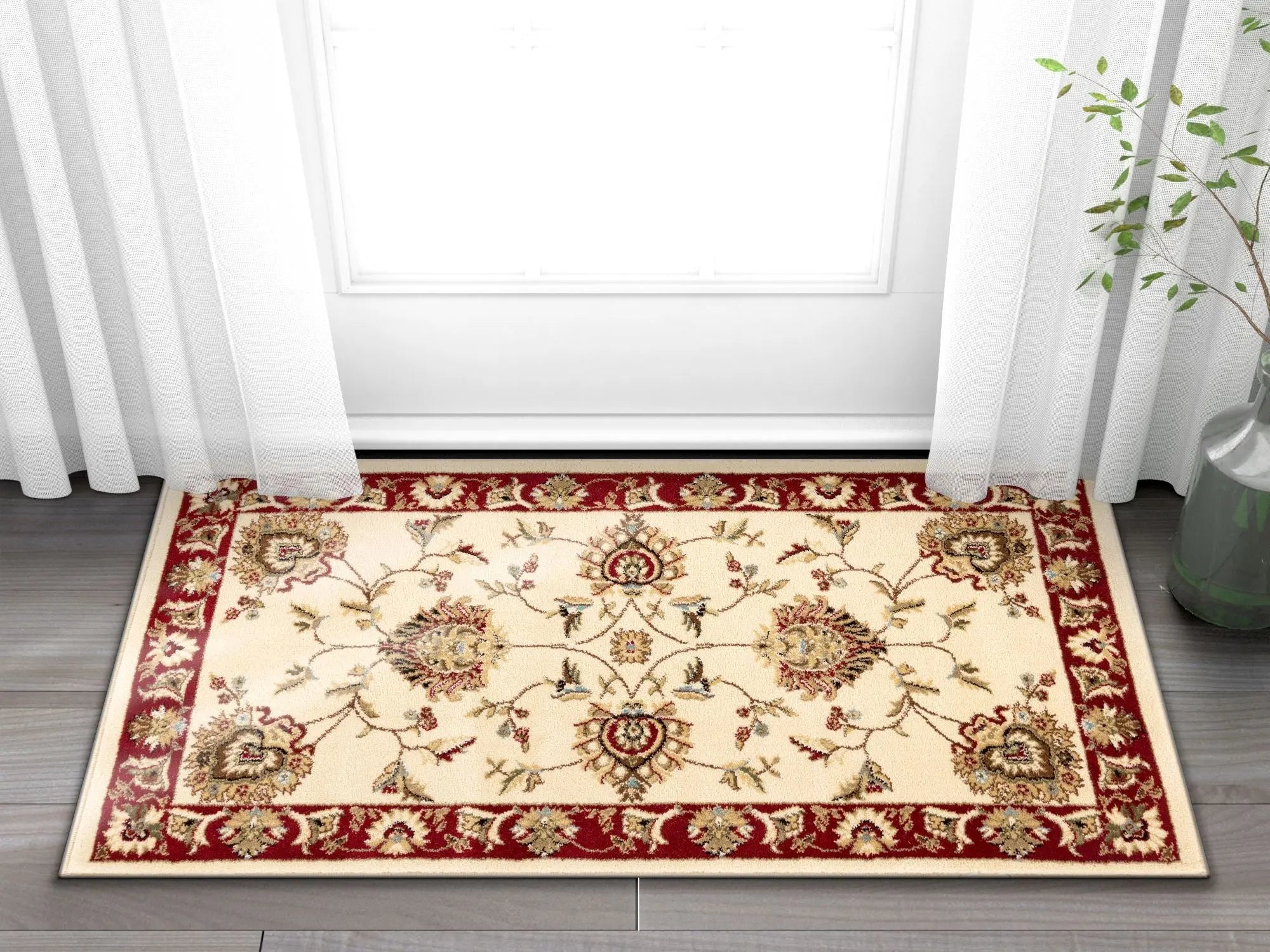 Abbasi Ivory Traditional Rug Well Woven